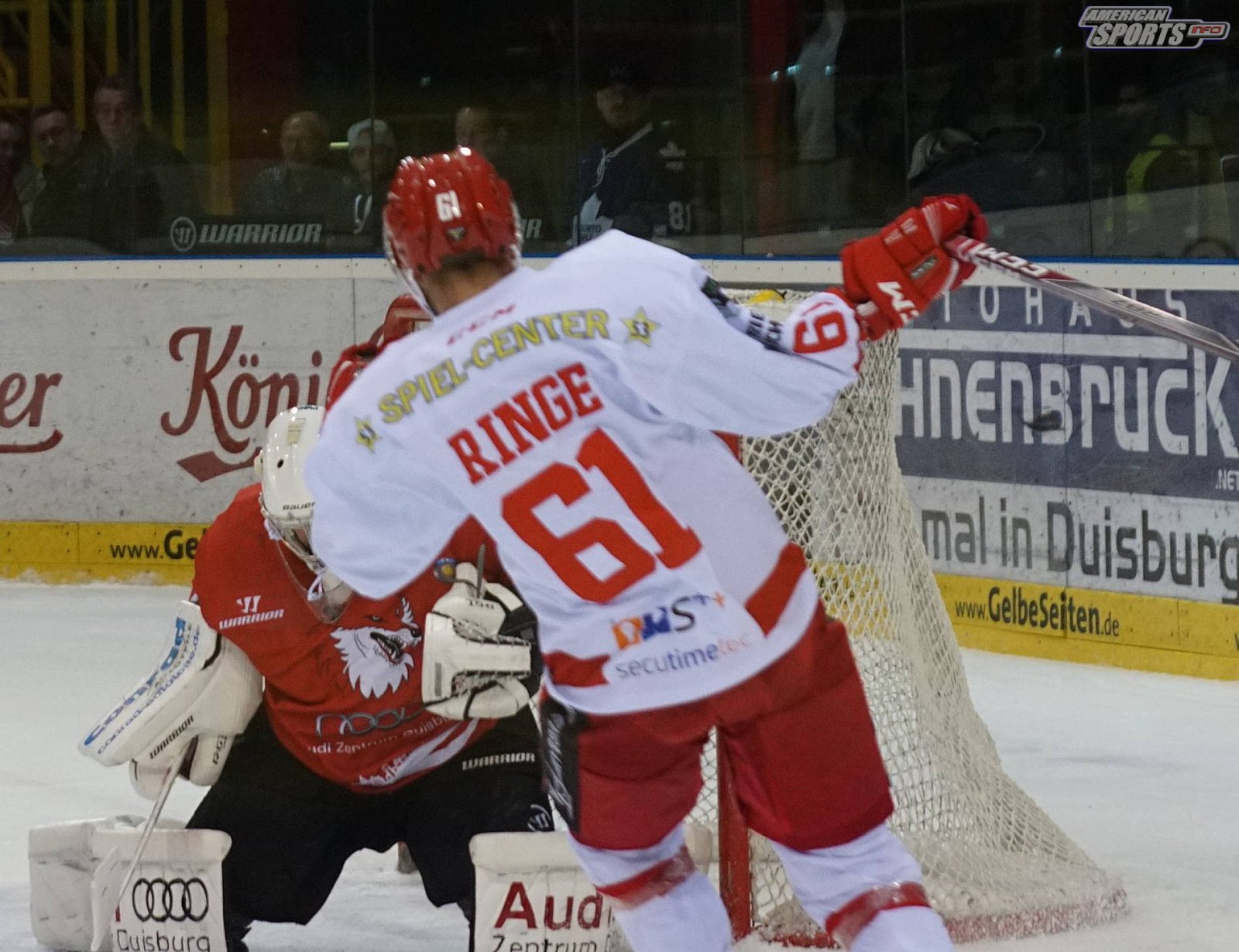 Oberliga Eishockey: Füchse Duisburg vs. Hannover Scorpions 2:5 28.09.2018