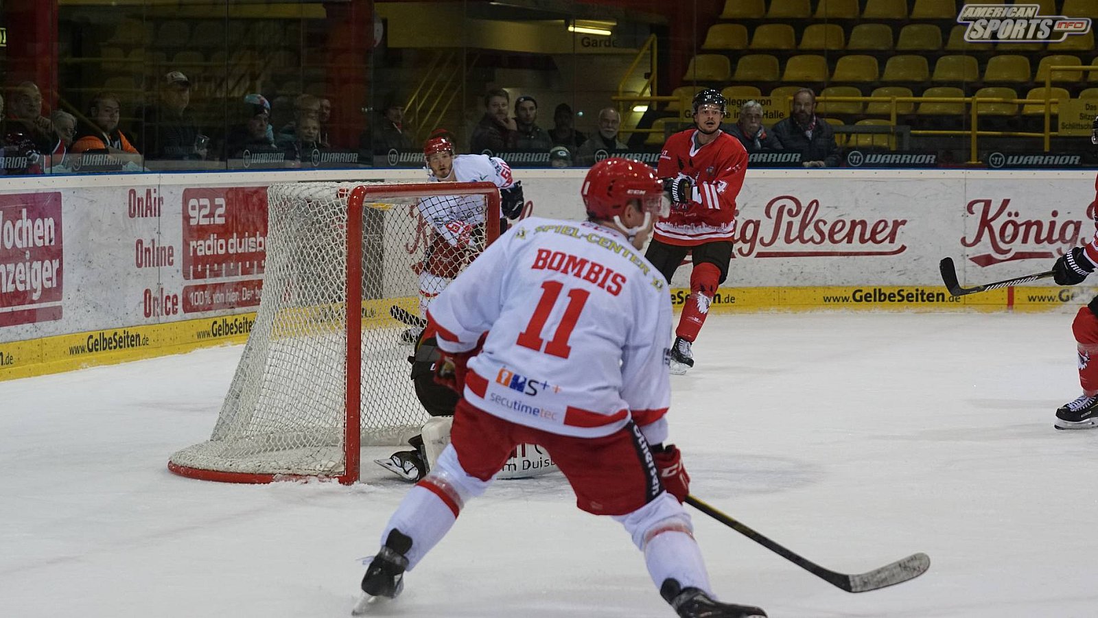 Oberliga Eishockey: Füchse Duisburg vs. Hannover Scorpions 2:5 28.09.2018