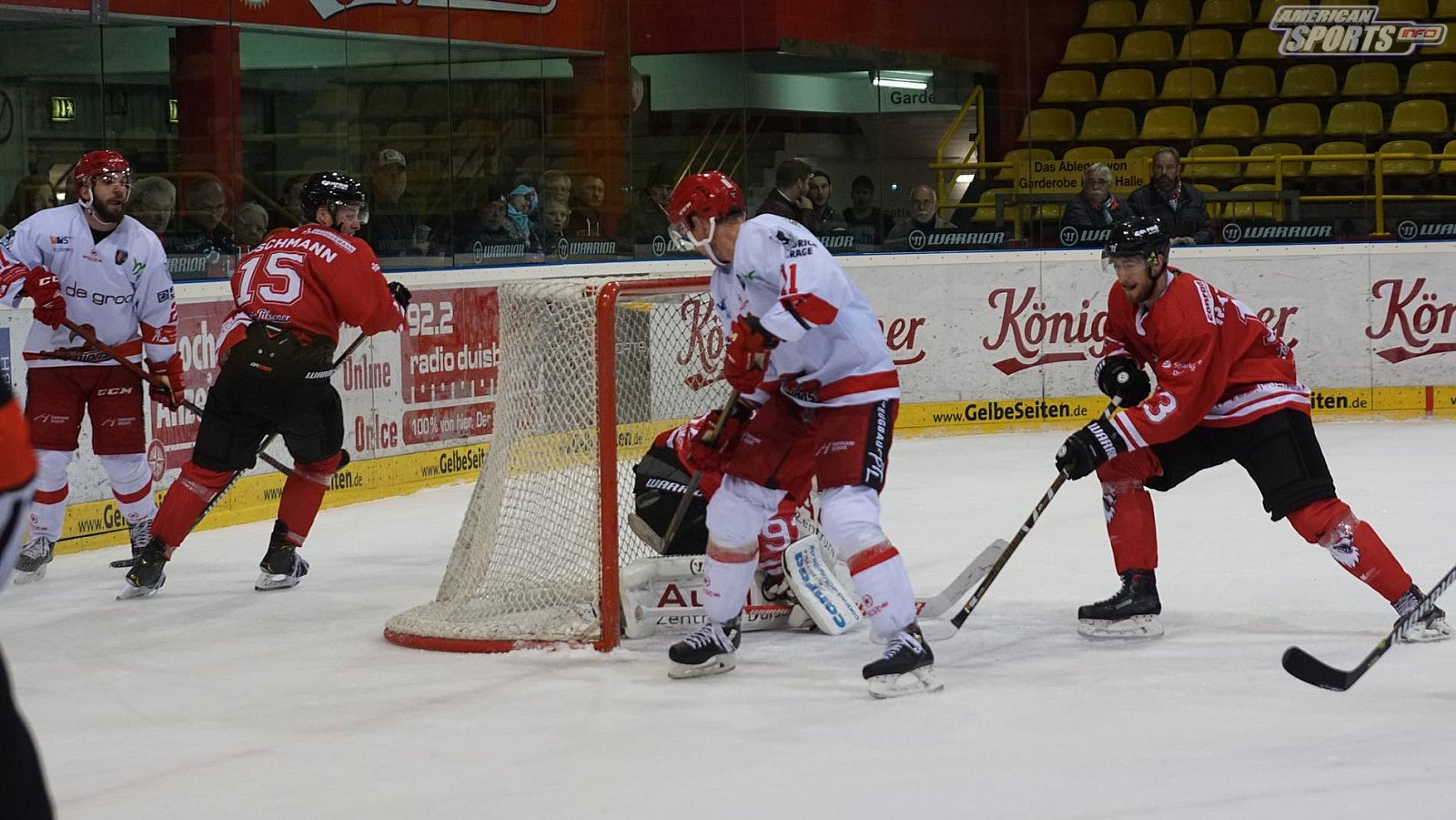 Oberliga Eishockey: Füchse Duisburg vs. Hannover Scorpions 2:5 28.09.2018