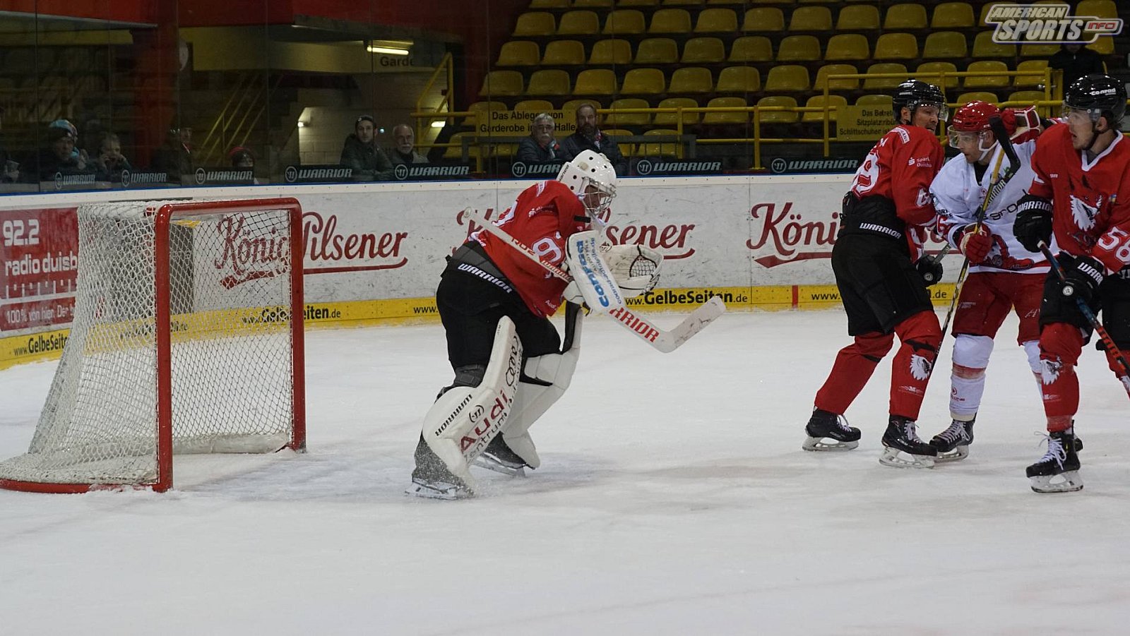 Oberliga Eishockey: Füchse Duisburg vs. Hannover Scorpions 2:5 28.09.2018