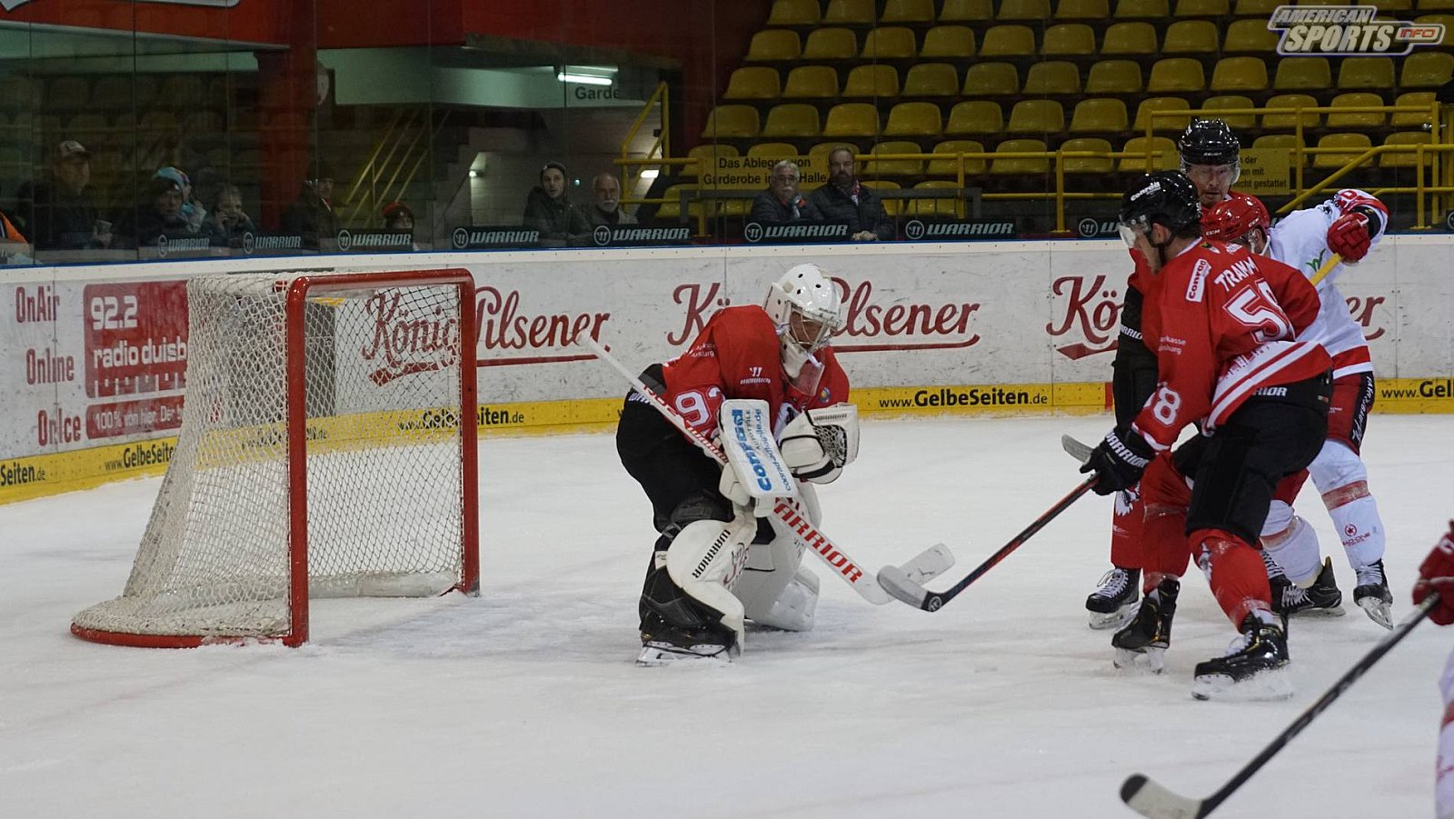 Oberliga Eishockey: Füchse Duisburg vs. Hannover Scorpions 2:5 28.09.2018