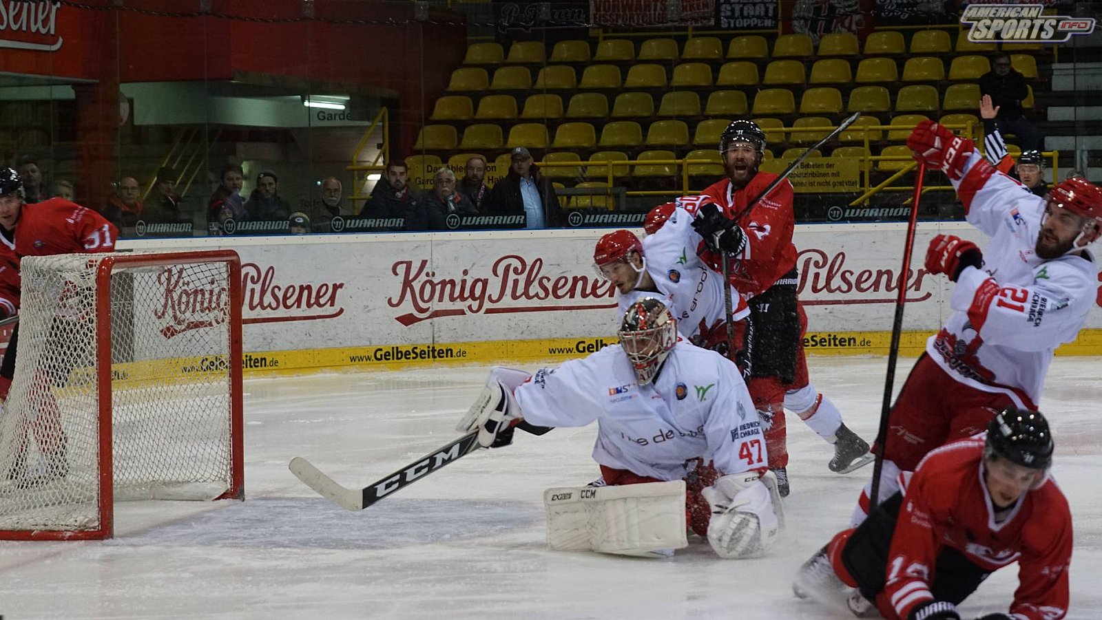 Oberliga Eishockey: Füchse Duisburg vs. Hannover Scorpions 2:5 28.09.2018