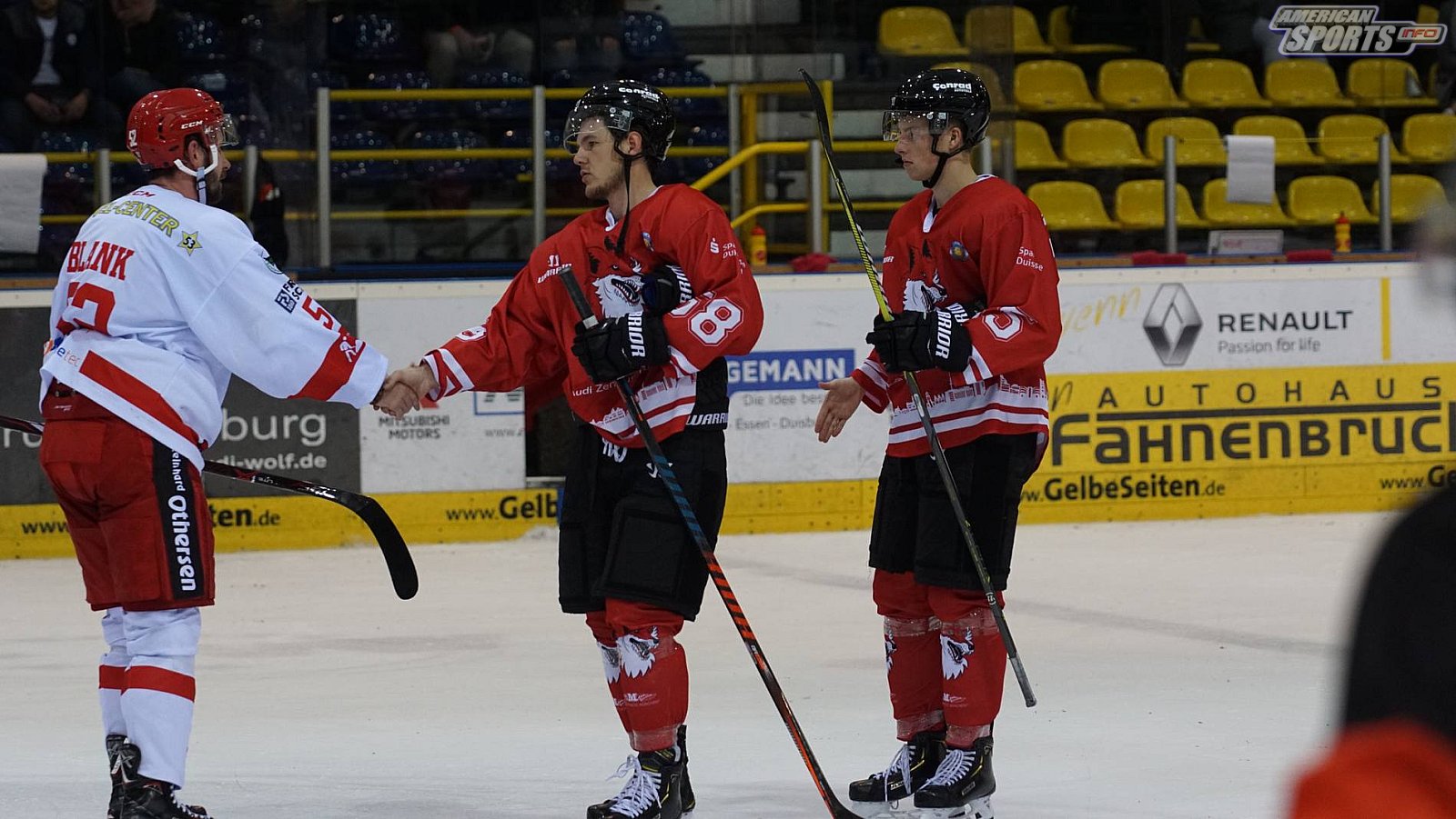 Oberliga Eishockey: Füchse Duisburg vs. Hannover Scorpions 2:5 28.09.2018