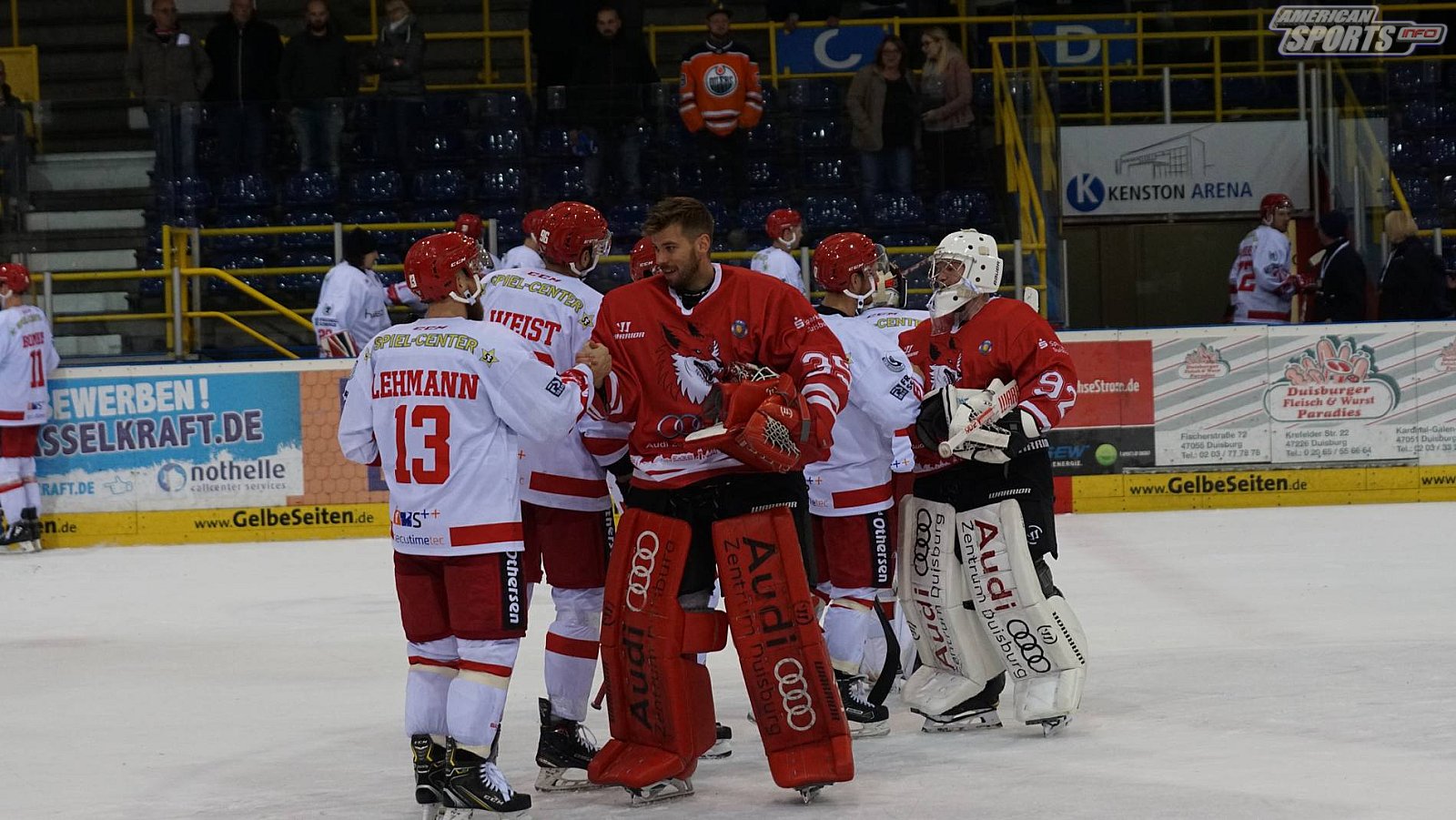 Oberliga Eishockey: Füchse Duisburg vs. Hannover Scorpions 2:5 28.09.2018