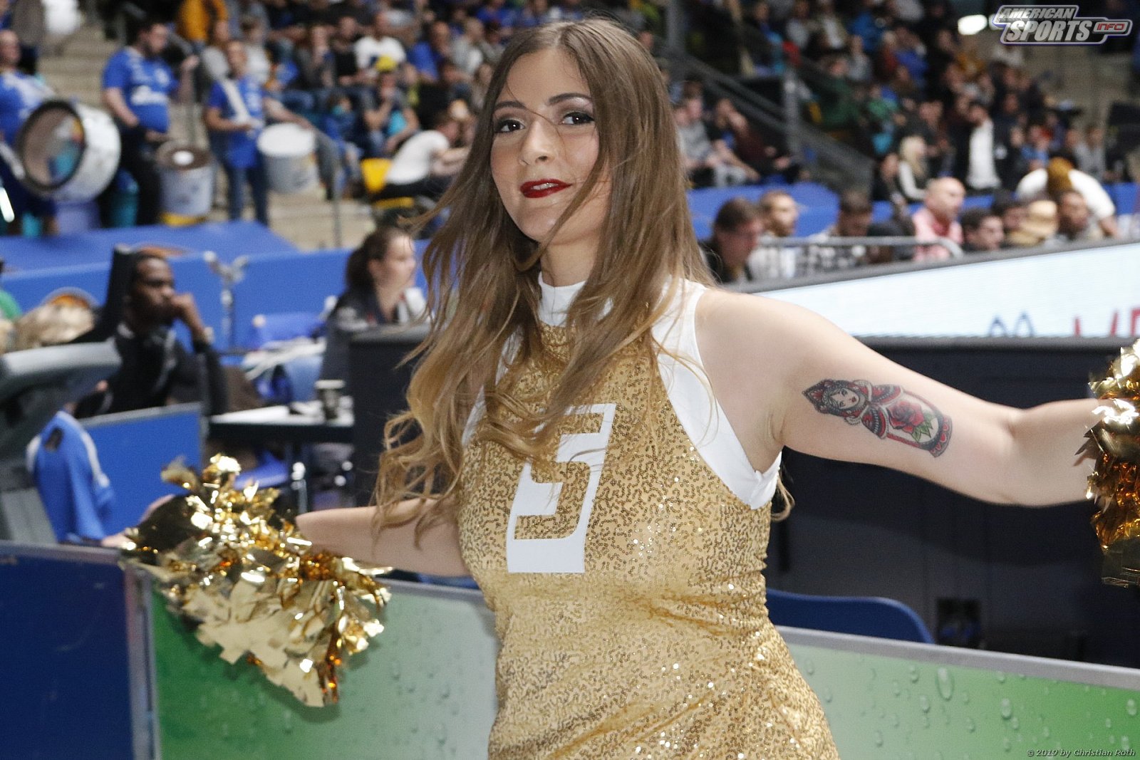 Das Skyliners Danceteam beim Heimspiel gegen den FC Bayern München Basketball am 06.10.2019