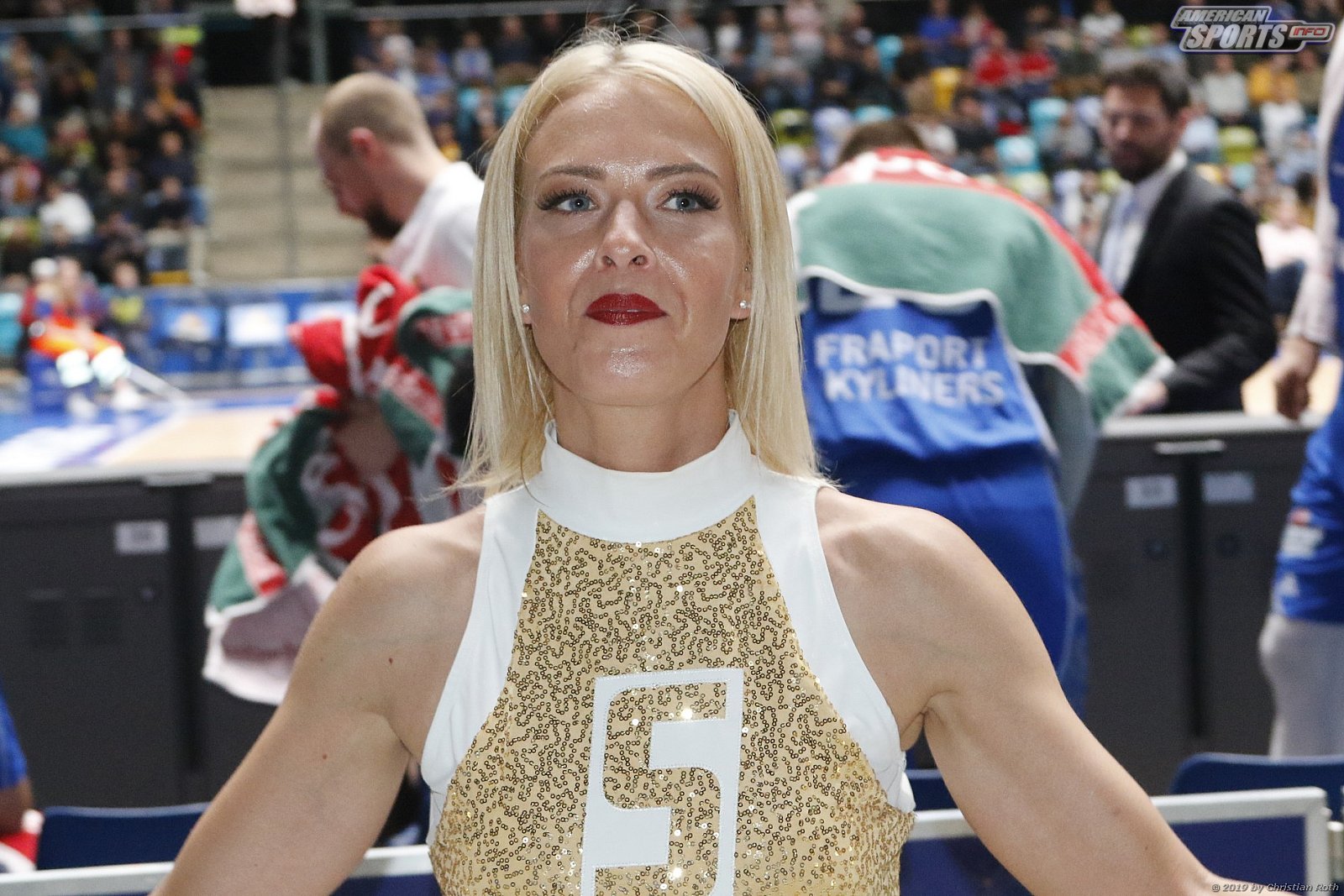 Das Skyliners Danceteam beim Heimspiel gegen den FC Bayern München Basketball am 06.10.2019