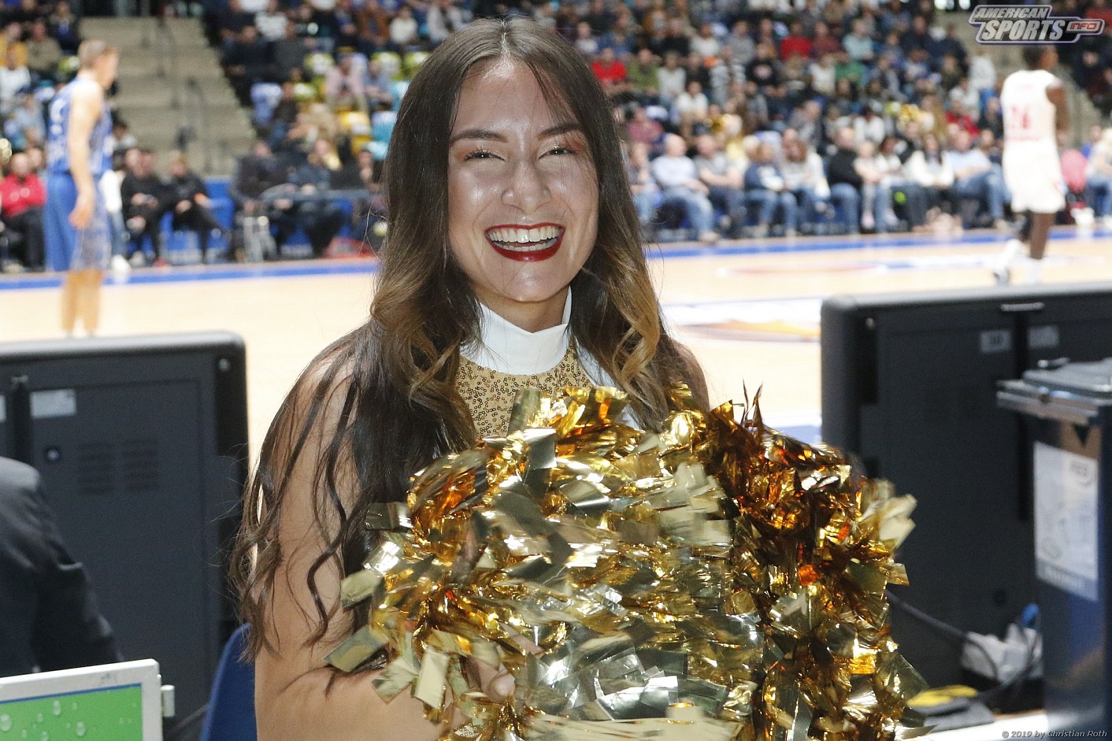 Das Skyliners Danceteam beim Heimspiel gegen den FC Bayern München Basketball am 06.10.2019