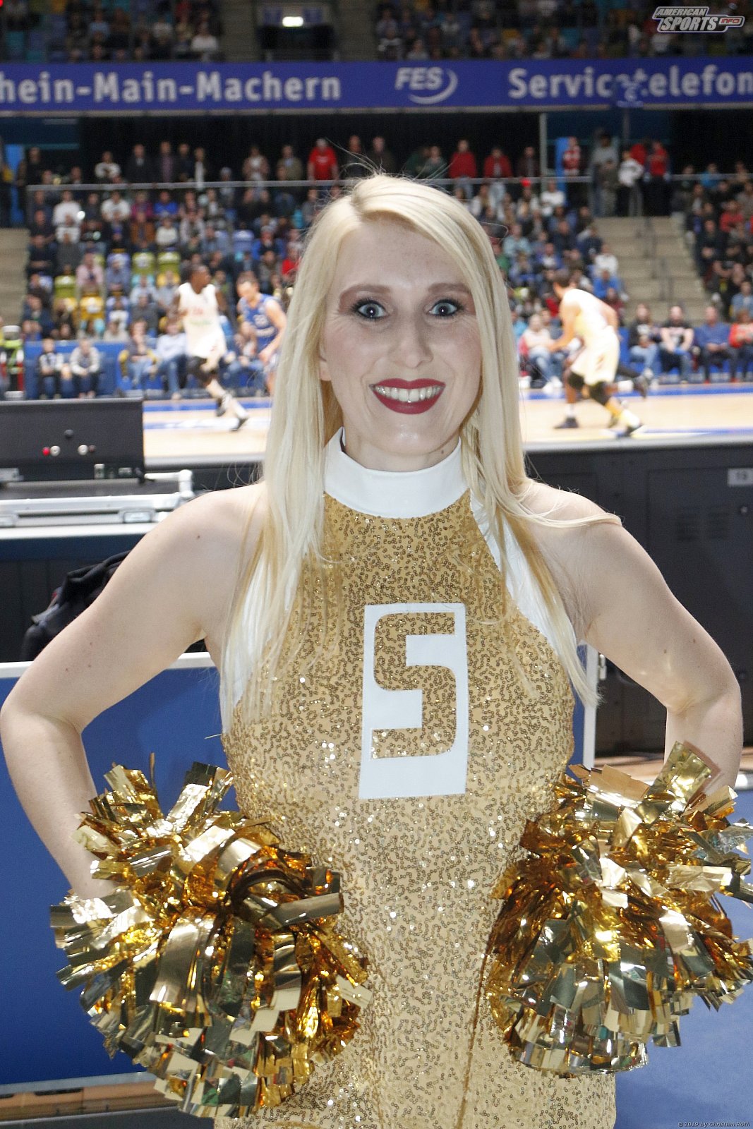 Das Skyliners Danceteam beim Heimspiel gegen den FC Bayern München Basketball am 06.10.2019