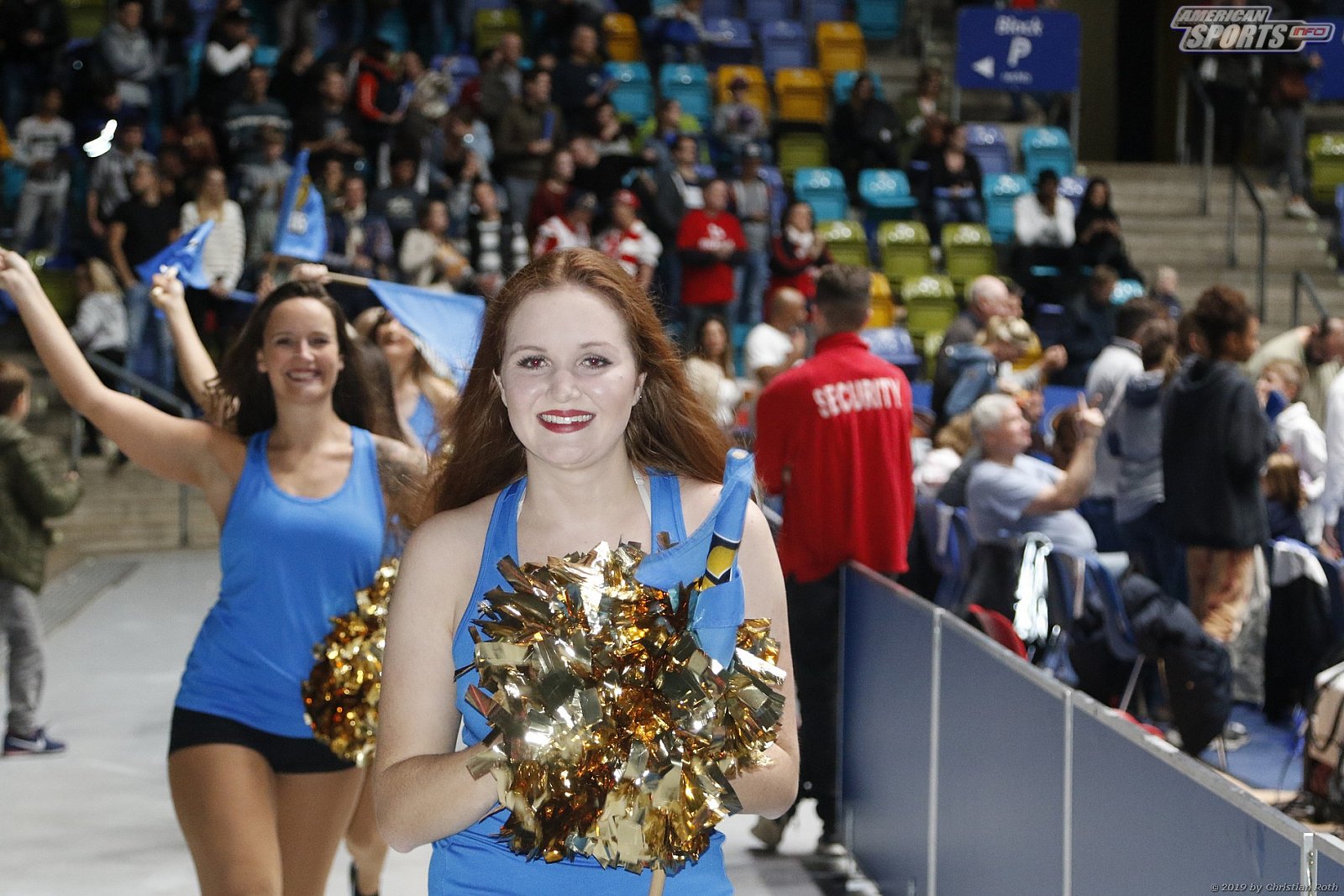 Das Skyliners Danceteam beim Heimspiel gegen den FC Bayern München Basketball am 06.10.2019