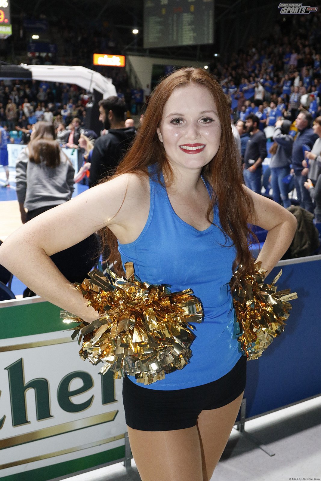 Das Skyliners Danceteam beim Heimspiel gegen den FC Bayern München Basketball am 06.10.2019