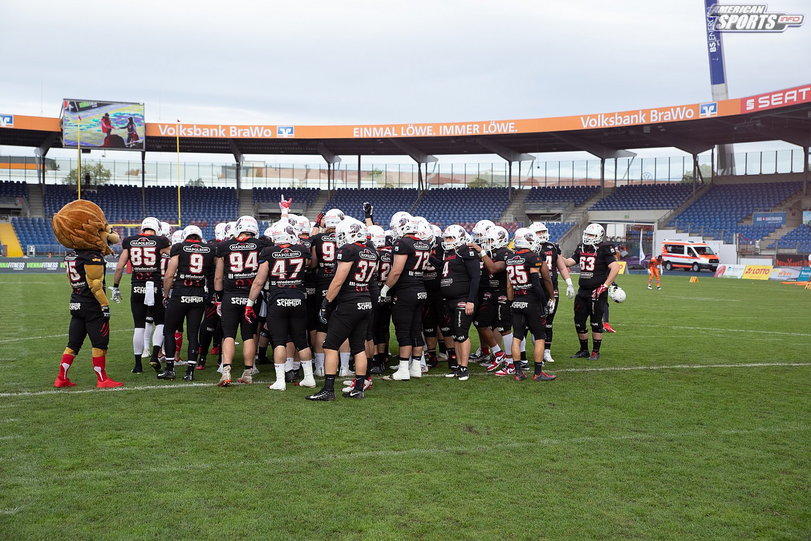 Playoff Halbfinale New Yorker Lions Braunschweig vs. Frankfurt Universe 36:18 29.09.19 (1)