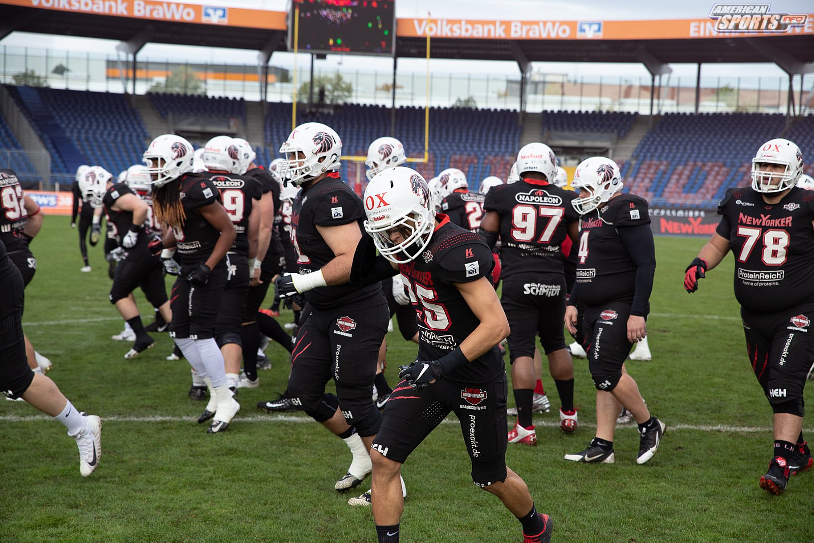 Playoff Halbfinale New Yorker Lions Braunschweig vs. Frankfurt Universe 36:18 29.09.19 (1)