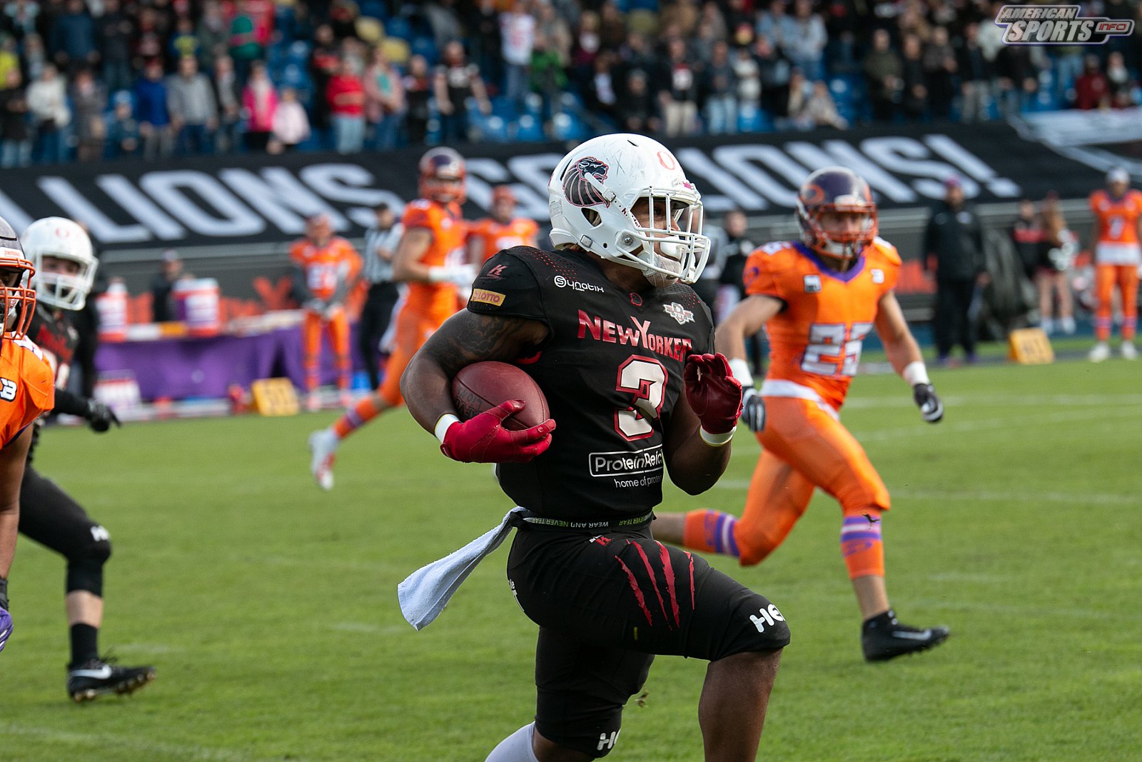 Playoff Halbfinale New Yorker Lions Braunschweig vs. Frankfurt Universe 36:18 29.09.19 (1)