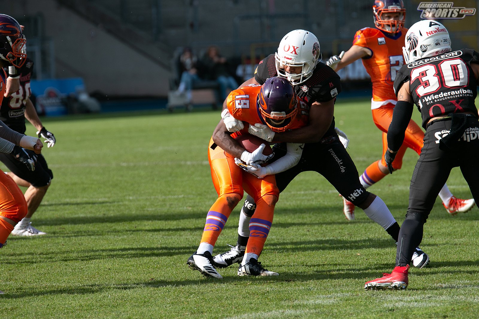 Playoff Halbfinale New Yorker Lions Braunschweig vs. Frankfurt Universe 36:18 29.09.19 (1)