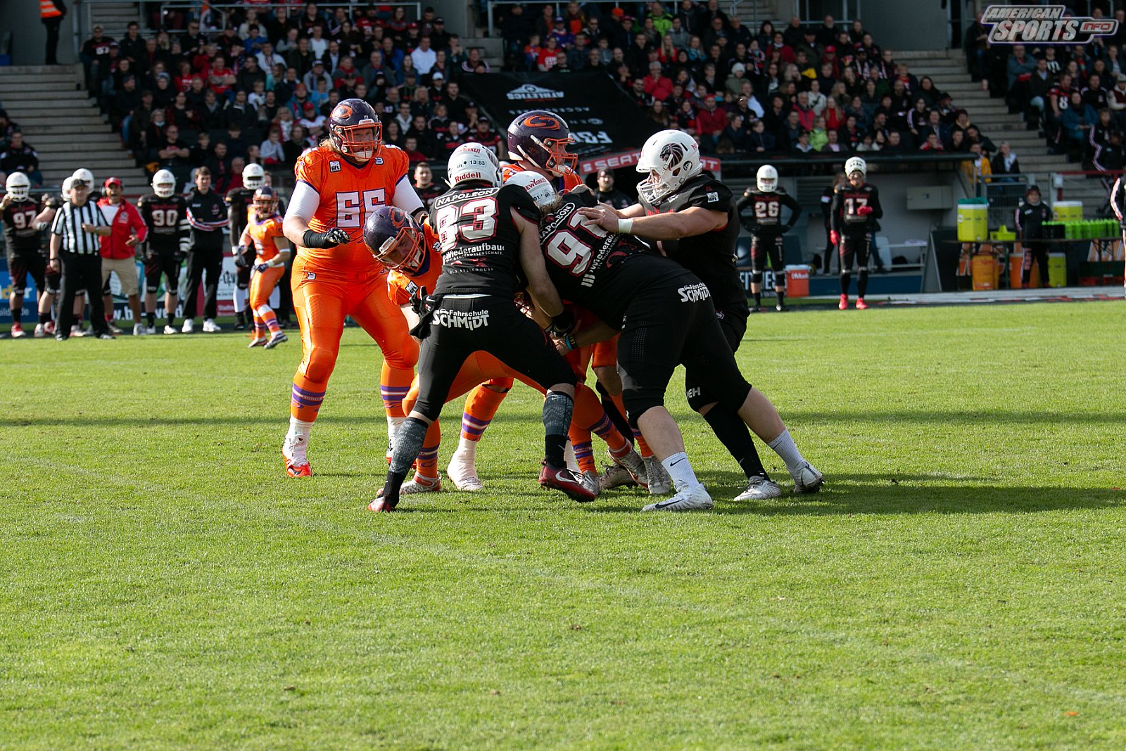 Playoff Halbfinale New Yorker Lions Braunschweig vs. Frankfurt Universe 36:18 29.09.19 (1)