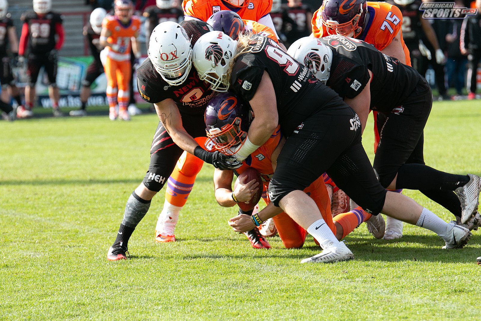 Playoff Halbfinale New Yorker Lions Braunschweig vs. Frankfurt Universe 36:18 29.09.19 (1)