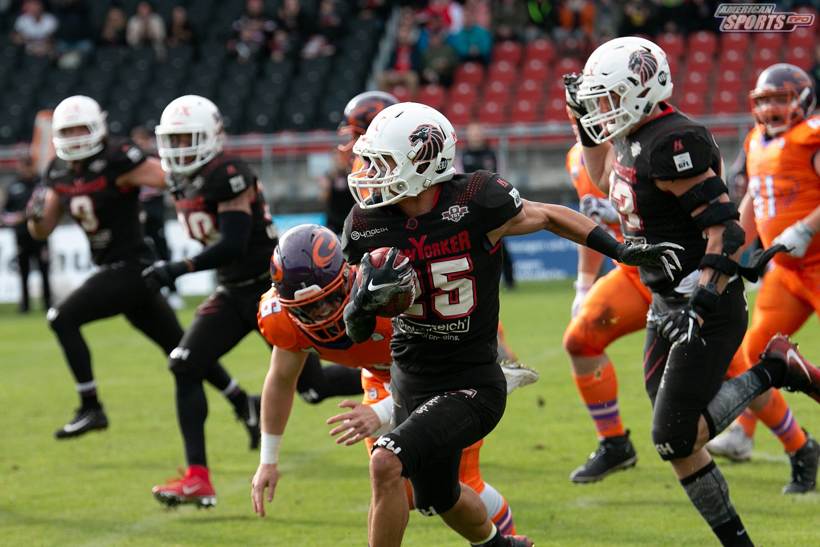 Playoff Halbfinale New Yorker Lions Braunschweig vs. Frankfurt Universe 36:18 29.09.19 (1)
