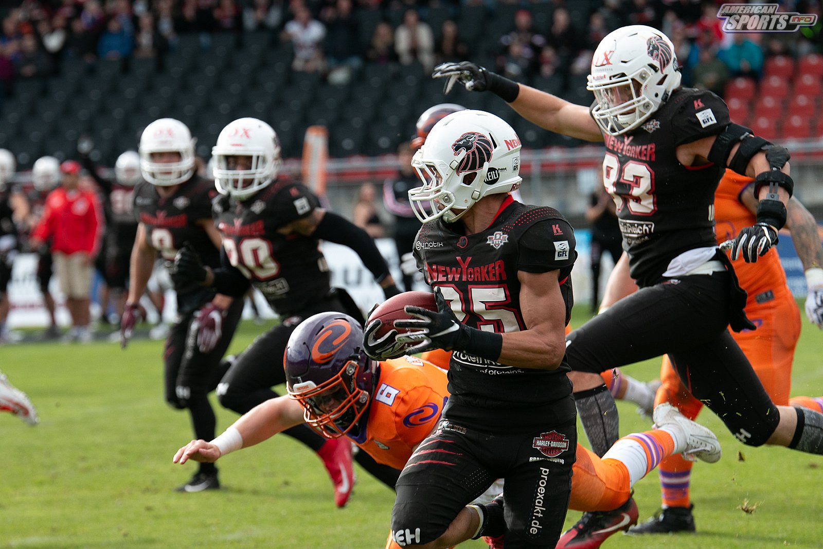 Playoff Halbfinale New Yorker Lions Braunschweig vs. Frankfurt Universe 36:18 29.09.19 (1)