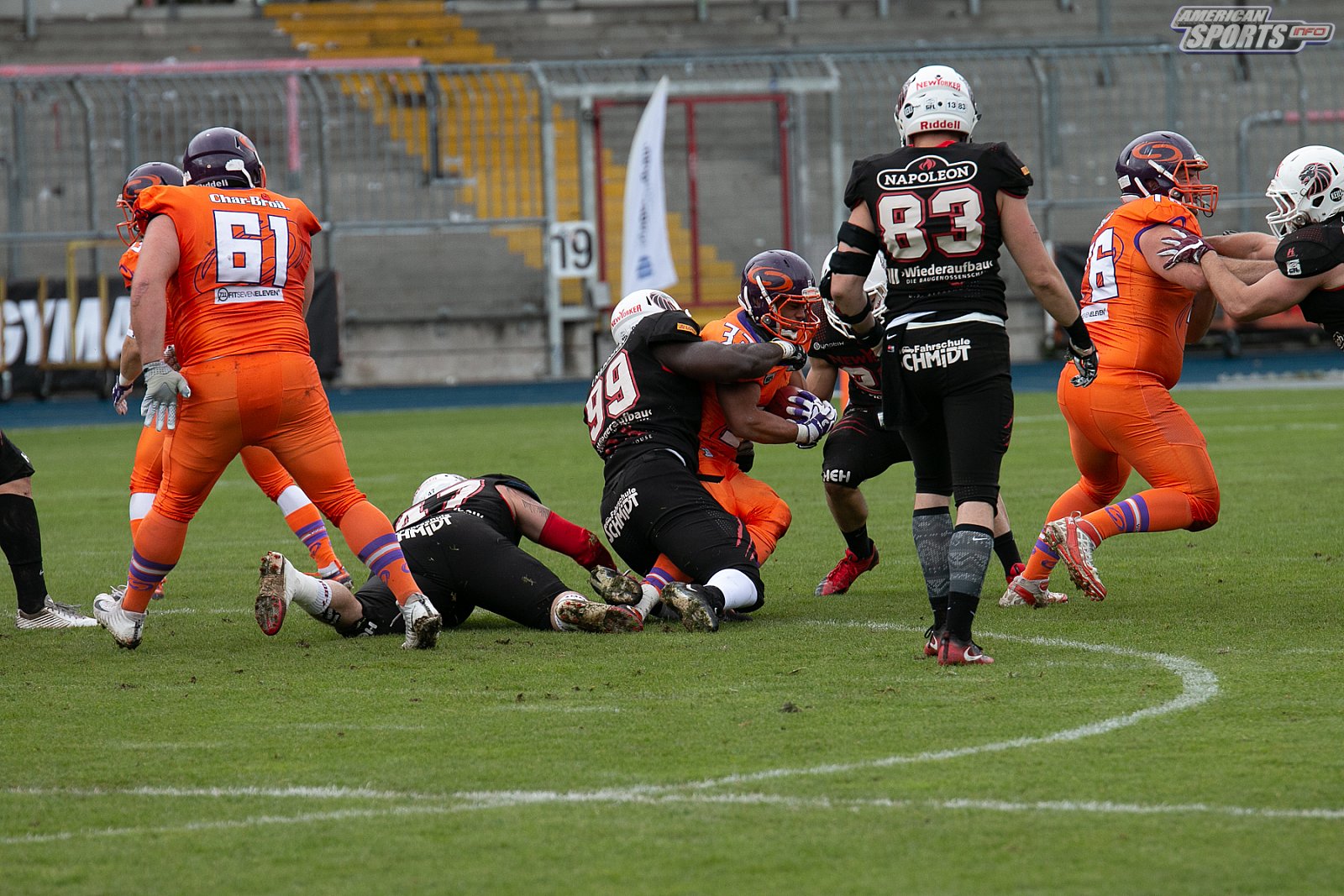 Playoff Halbfinale New Yorker Lions Braunschweig vs. Frankfurt Universe 36:18 29.09.19 (1)