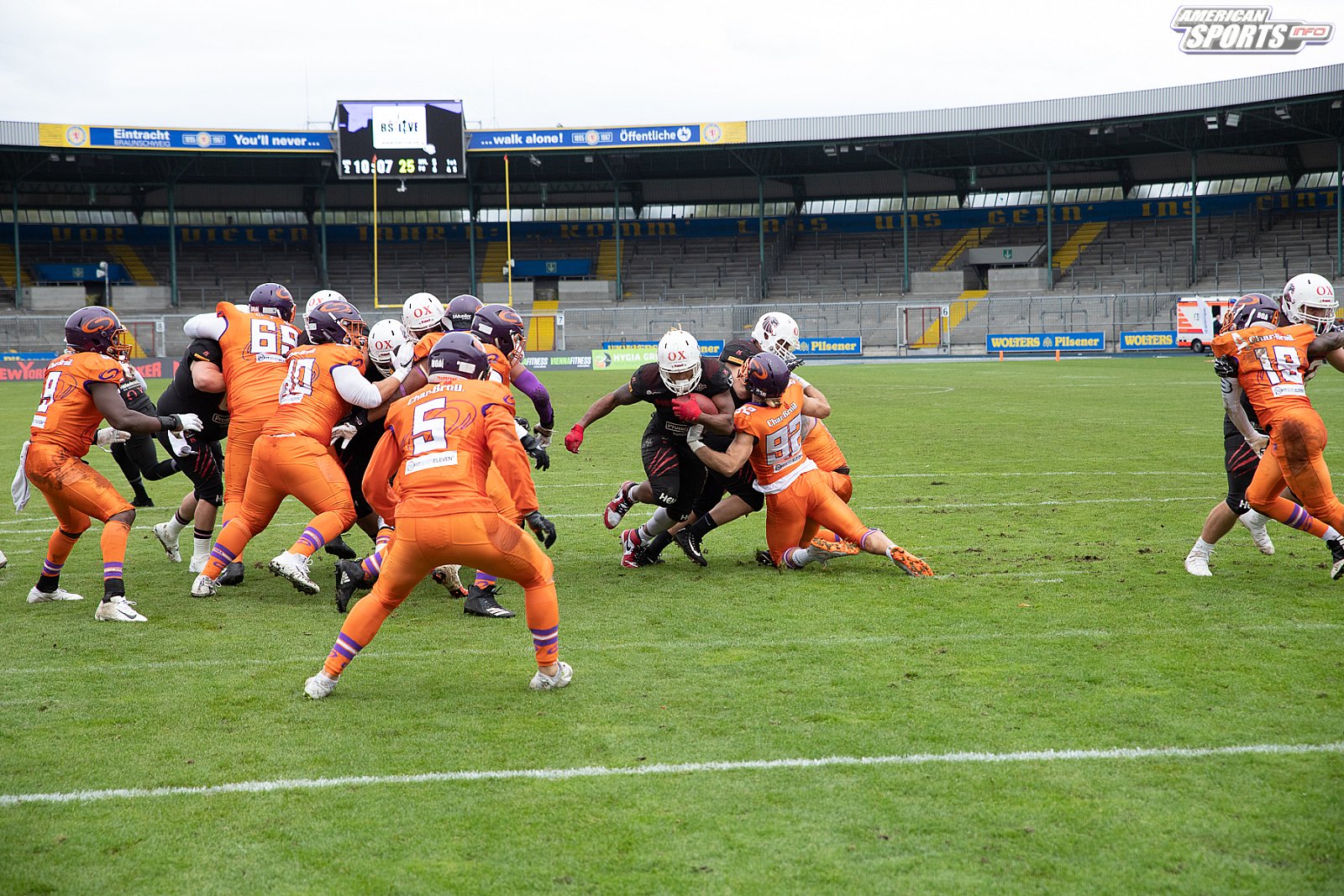 Playoff Halbfinale New Yorker Lions Braunschweig vs. Frankfurt Universe 36:18 29.09.19 (1)