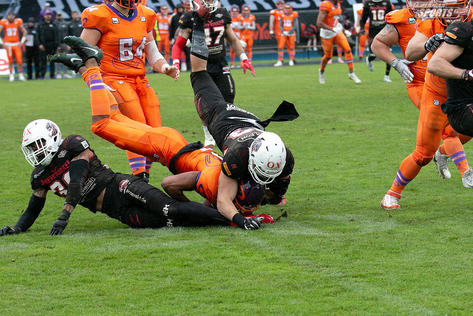 Playoff Halbfinale New Yorker Lions Braunschweig vs. Frankfurt Universe 36:18 29.09.19 (1)