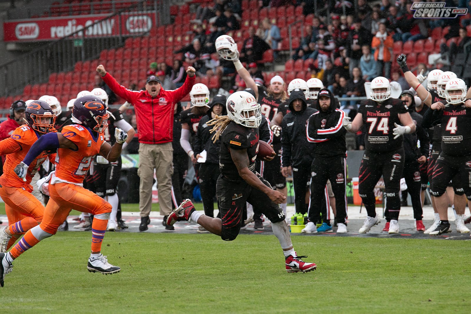Playoff Halbfinale New Yorker Lions Braunschweig vs. Frankfurt Universe 36:18 29.09.19 (1)