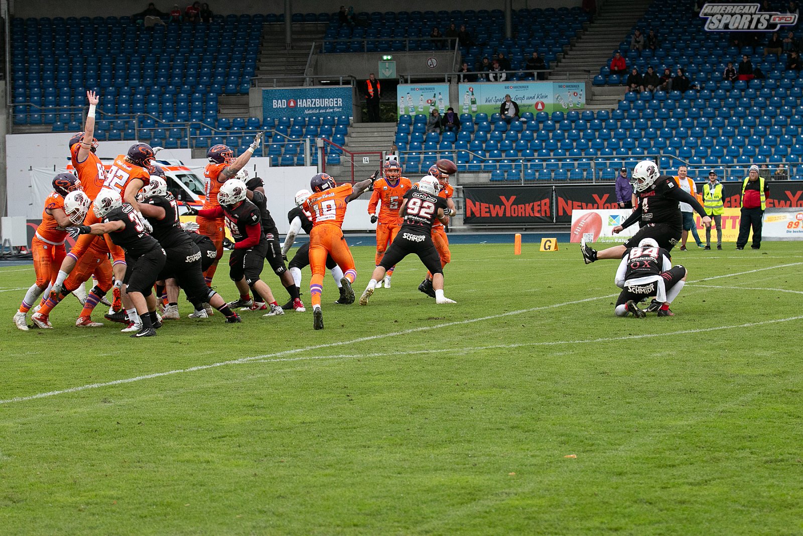 Playoff Halbfinale New Yorker Lions Braunschweig vs. Frankfurt Universe 36:18 29.09.19 (1)
