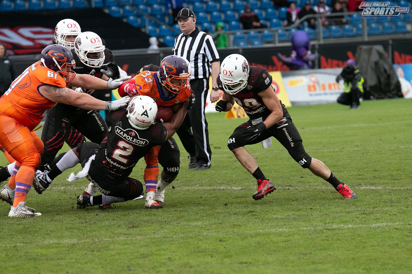 Playoff Halbfinale New Yorker Lions Braunschweig vs. Frankfurt Universe 36:18 29.09.19 (1)