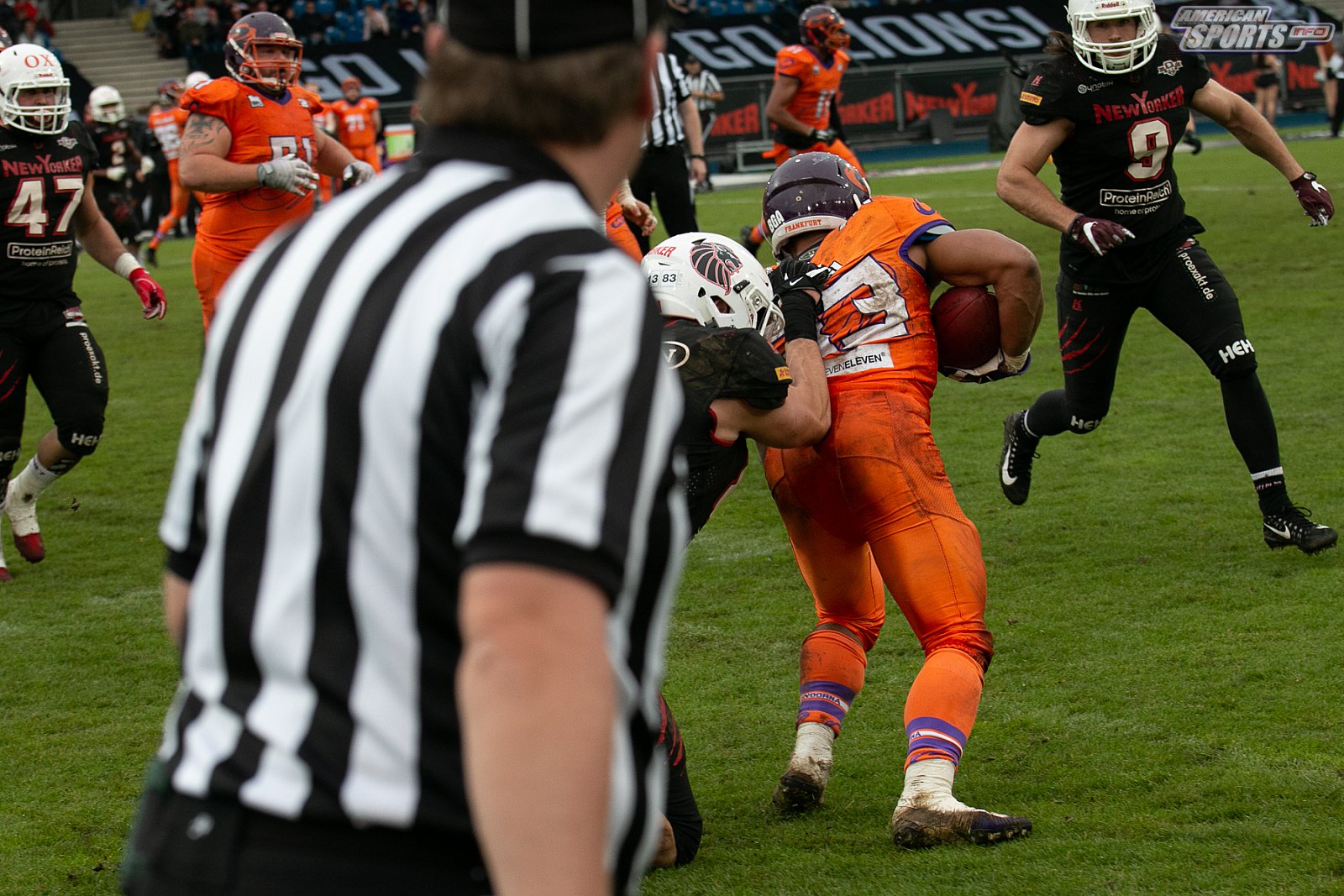 Playoff Halbfinale New Yorker Lions Braunschweig vs. Frankfurt Universe 36:18 29.09.19 (1)
