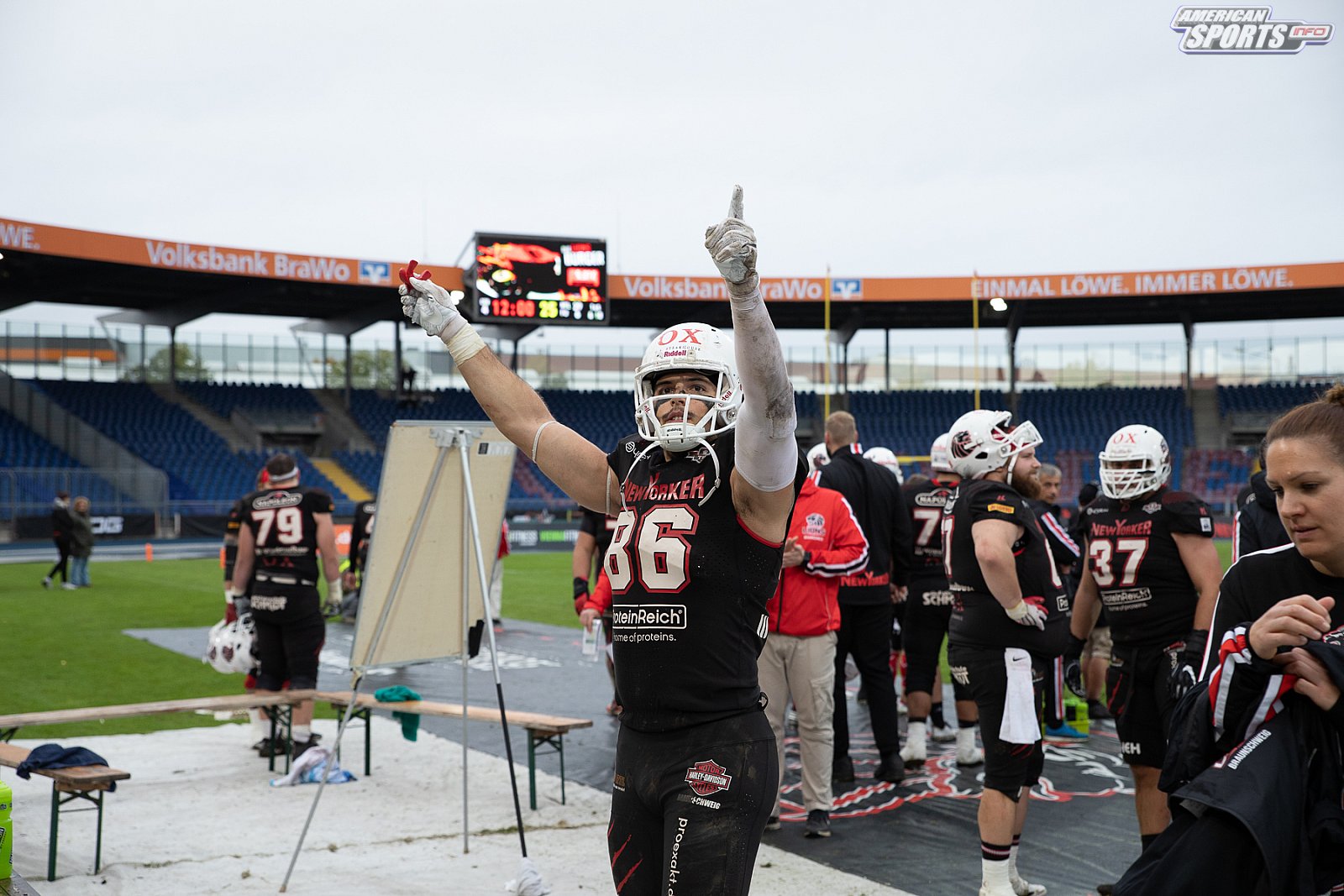 Playoff Halbfinale New Yorker Lions Braunschweig vs. Frankfurt Universe 36:18 29.09.19 (1)