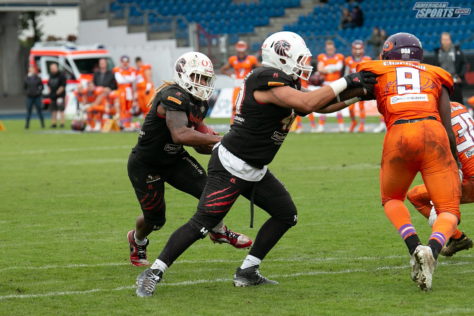 Playoff Halbfinale New Yorker Lions Braunschweig vs. Frankfurt Universe 36:18 29.09.19 (1)