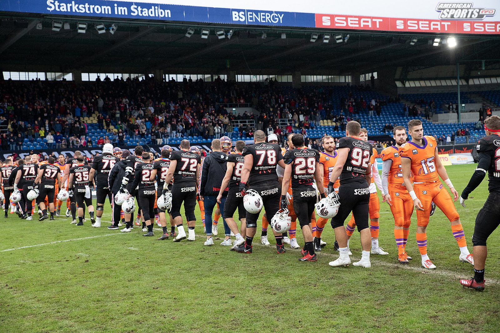 Playoff Halbfinale New Yorker Lions Braunschweig vs. Frankfurt Universe 36:18 29.09.19 (1)