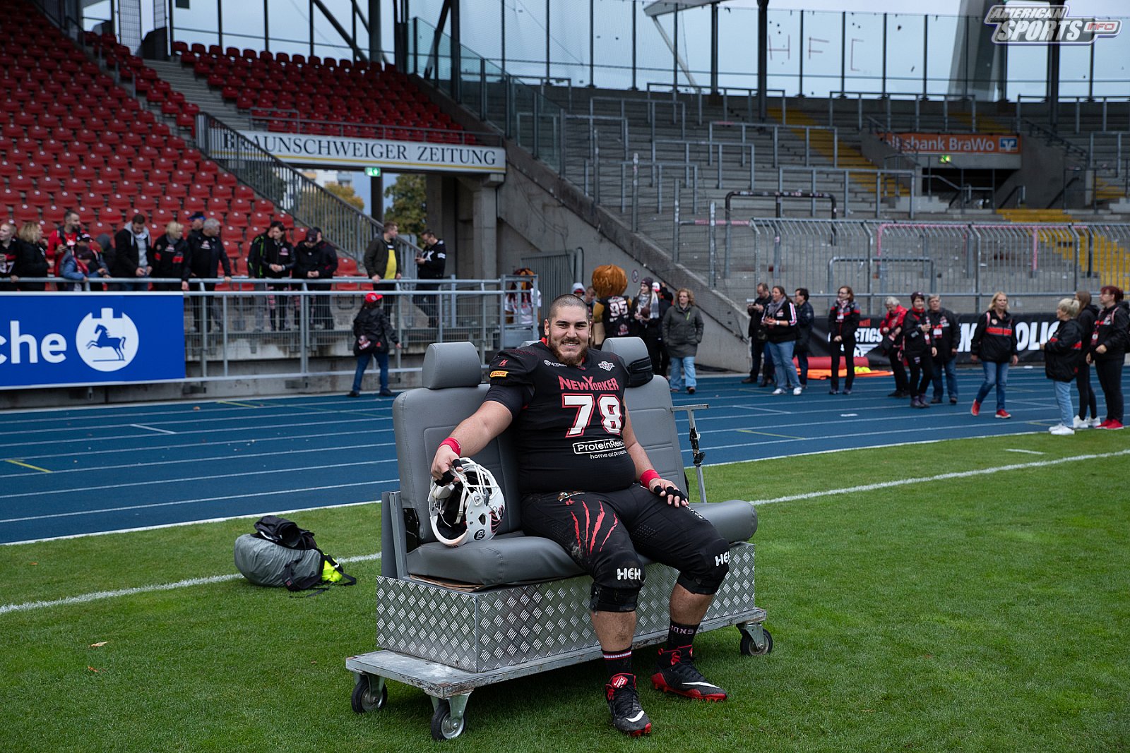 Playoff Halbfinale New Yorker Lions Braunschweig vs. Frankfurt Universe 36:18 29.09.19 (1)
