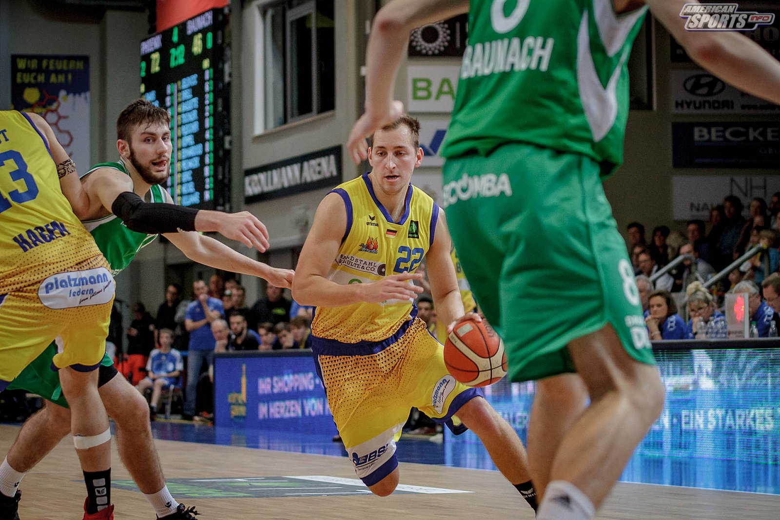 ProA Basketball: Phoenix Hagen vs Baunach Young Pikes 85:63 16.12.2018