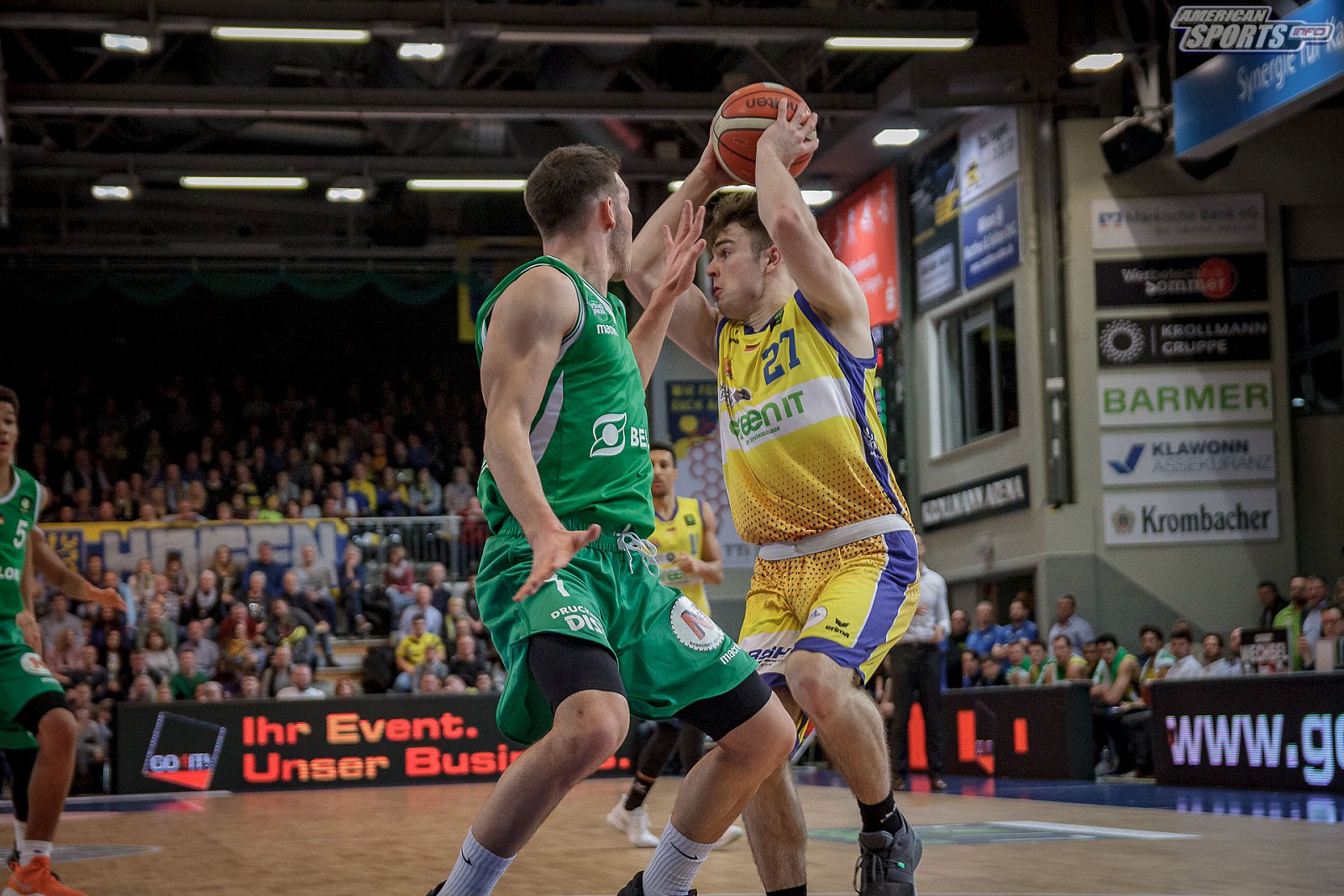ProA Basketball: Phoenix Hagen vs Baunach Young Pikes 85:63 16.12.2018