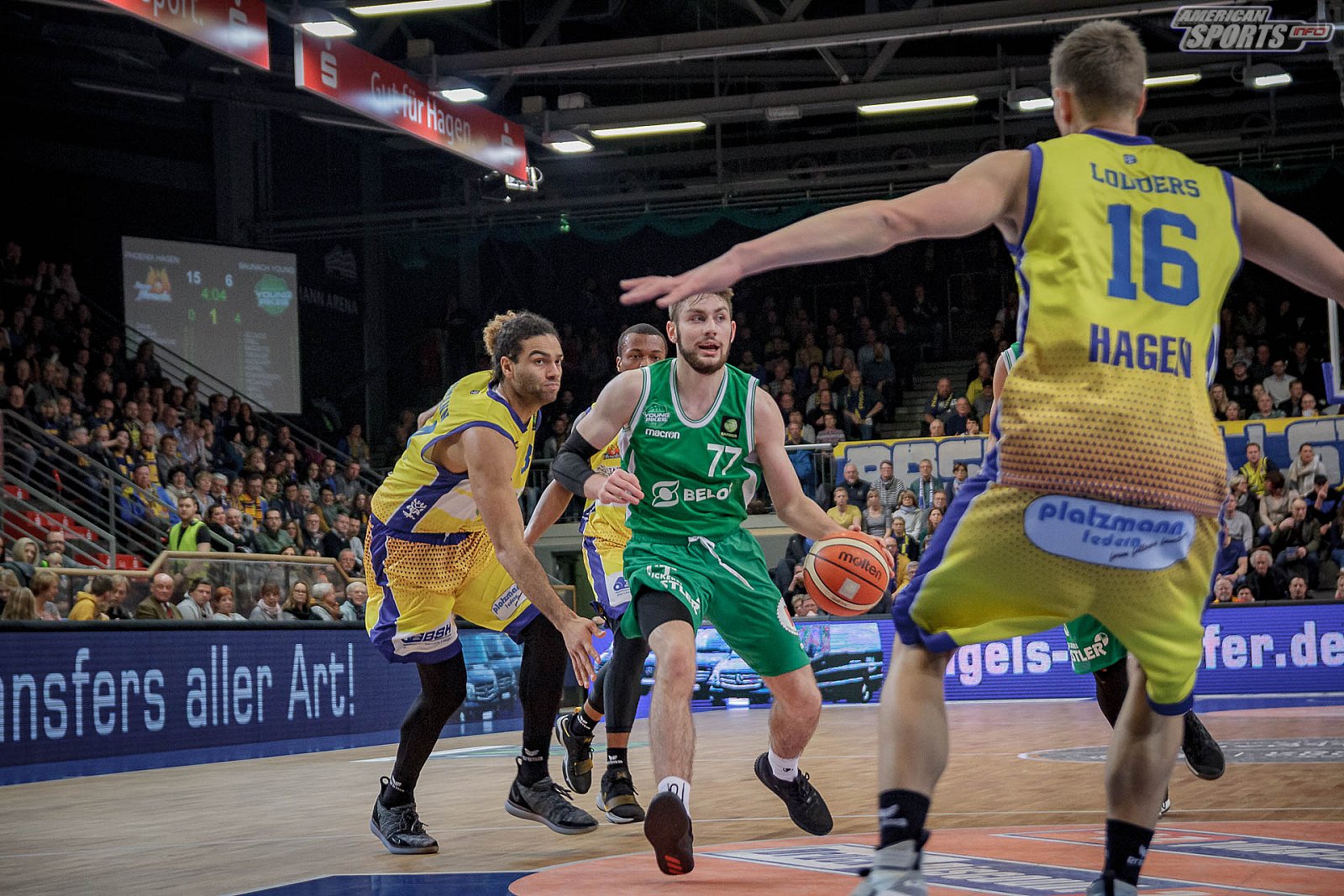 ProA Basketball: Phoenix Hagen vs Baunach Young Pikes 85:63 16.12.2018