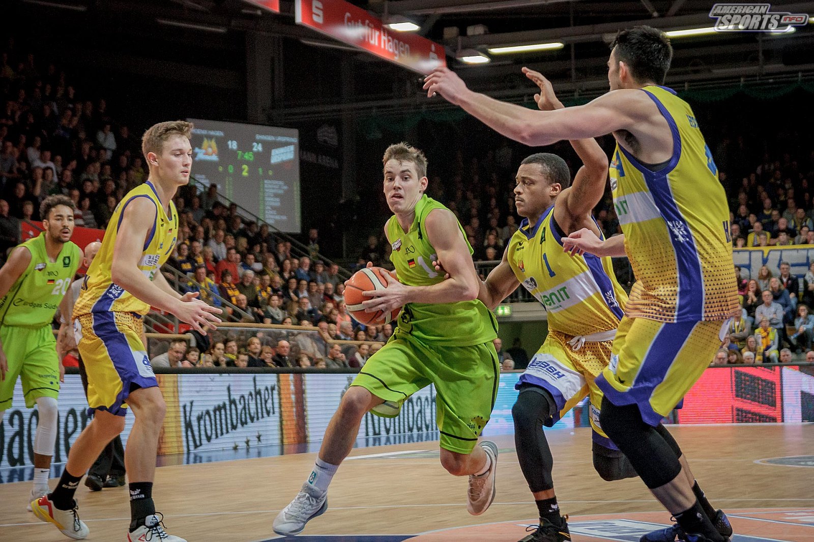 ProA Basketball: Phoenix Hagen vs Team Ehingen Urspring 79:81 05.01.2019