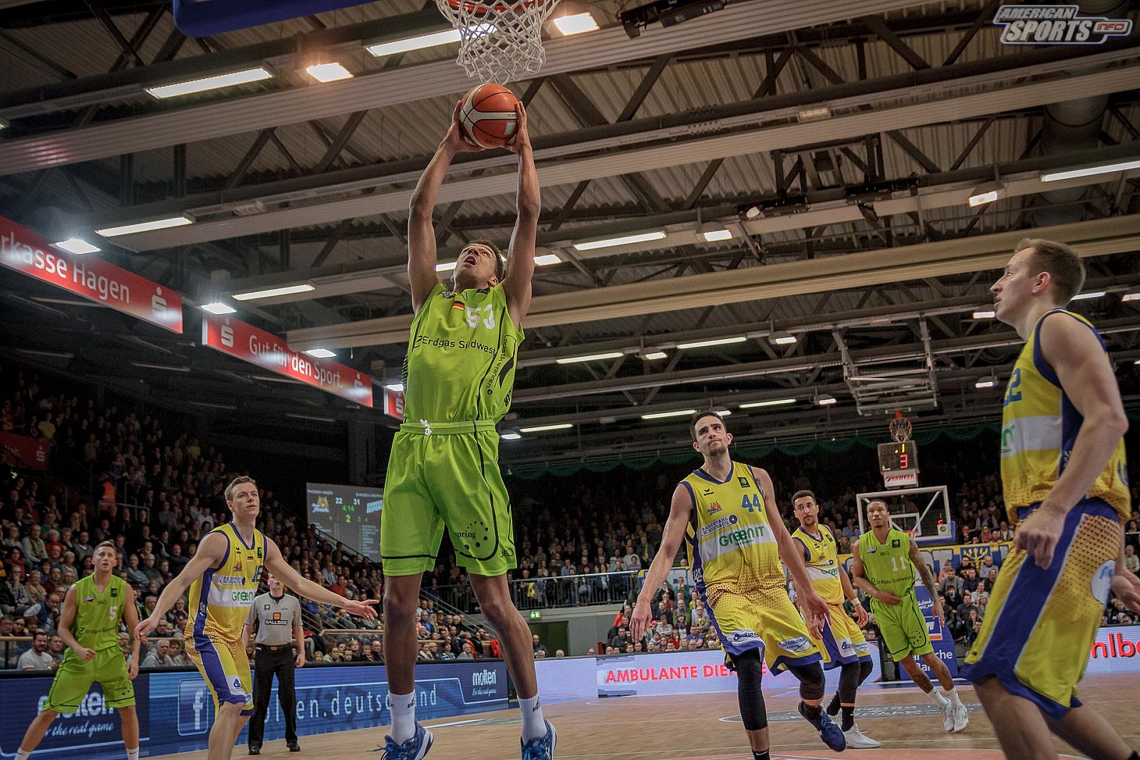 ProA Basketball: Phoenix Hagen vs Team Ehingen Urspring 79:81 05.01.2019