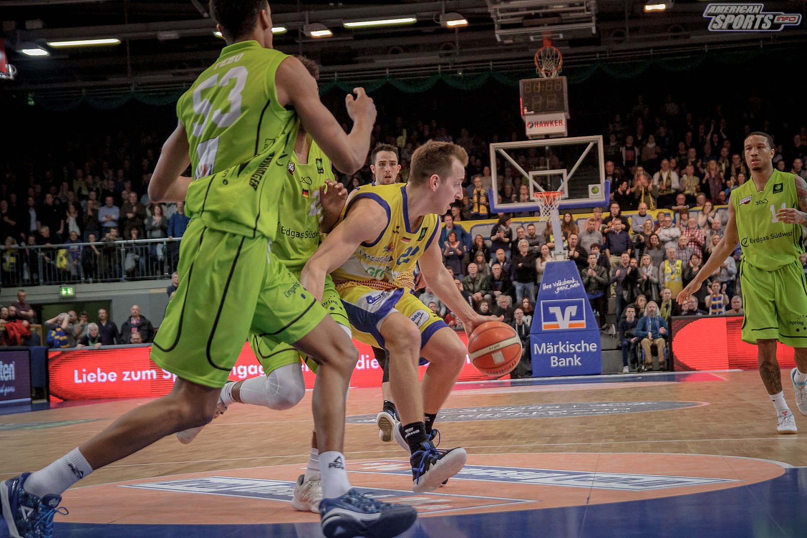 ProA Basketball: Phoenix Hagen vs Team Ehingen Urspring 79:81 05.01.2019
