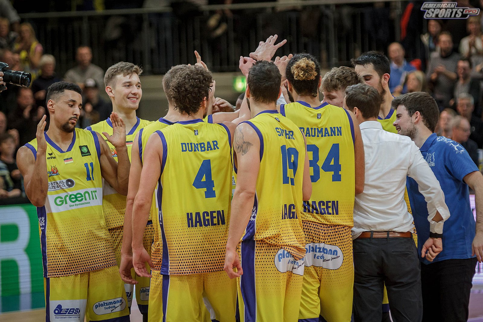 ProA Basketball: Phoenix Hagen vs Hamburg Towers 84:70 24.11.2018