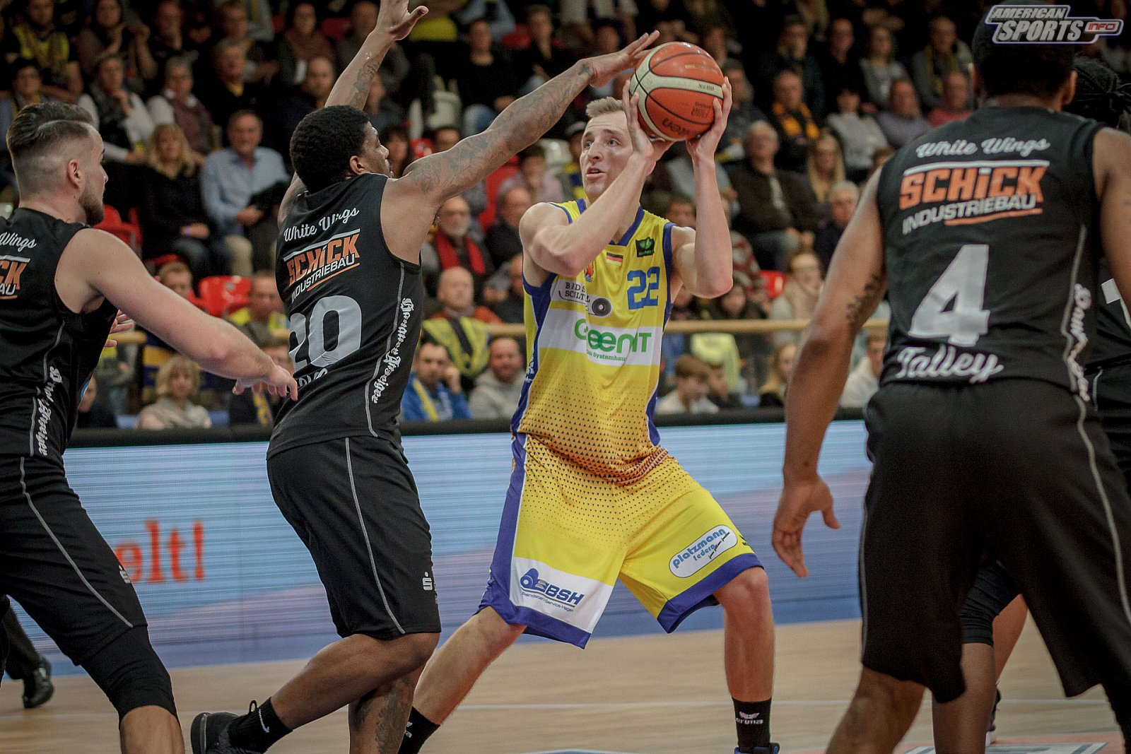ProA Basketball: Phoenix Hagen vs EBBECKE White Wings hanau 76:82 19.01.2019