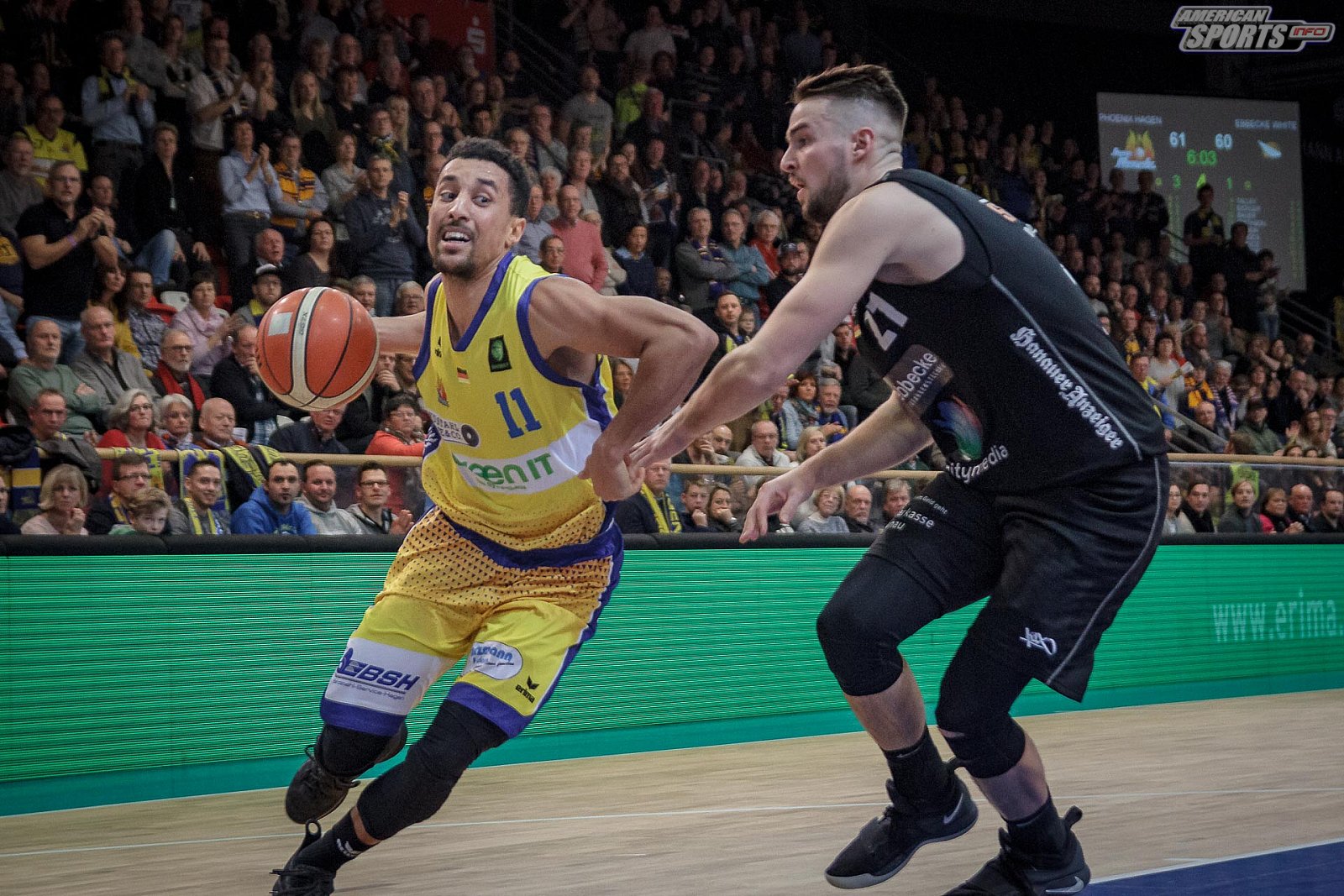 ProA Basketball: Phoenix Hagen vs EBBECKE White Wings hanau 76:82 19.01.2019