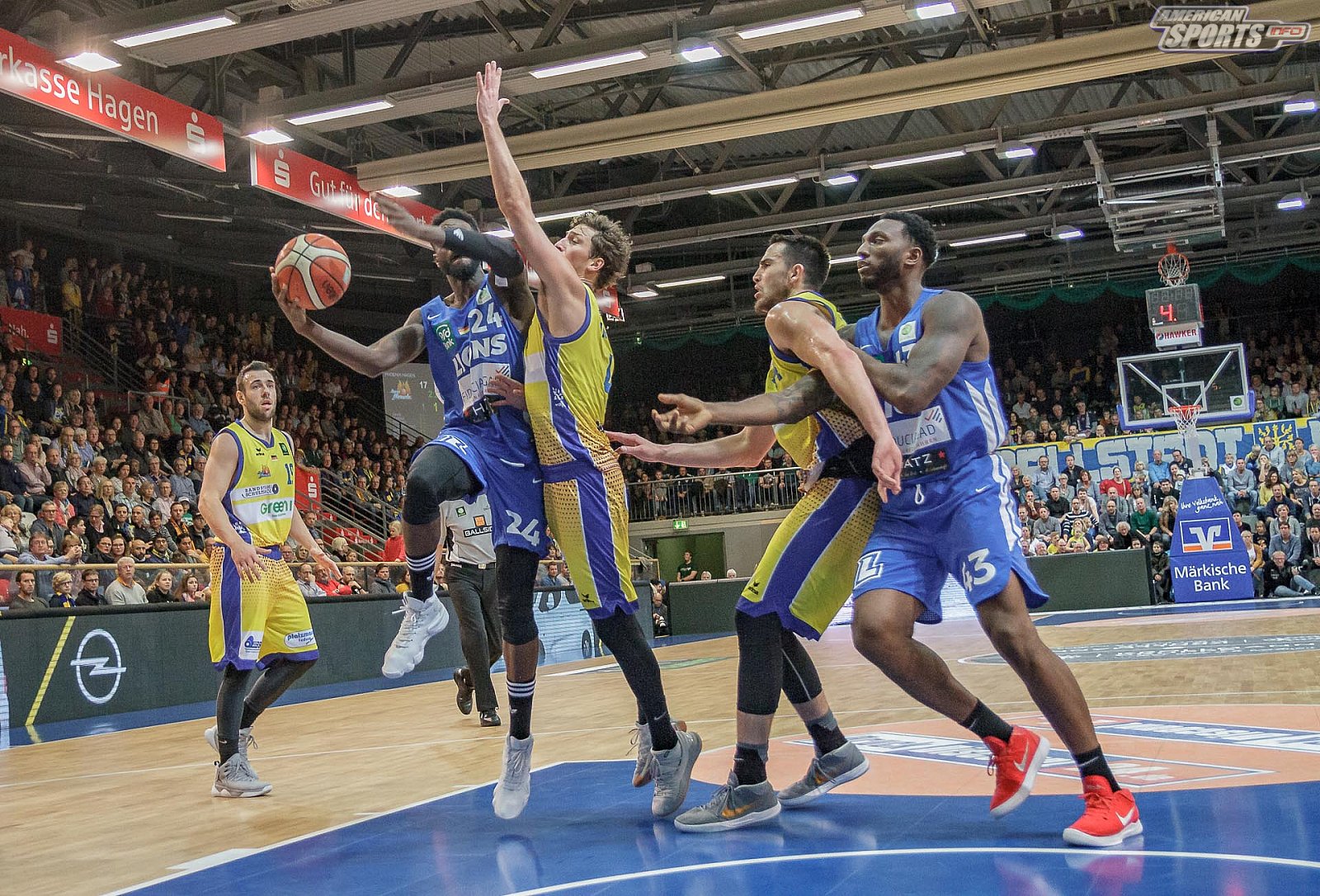 ProA Basketball: Phoenix Hagen vs PS Karlsruhe Lions 87:94 04.11.2018