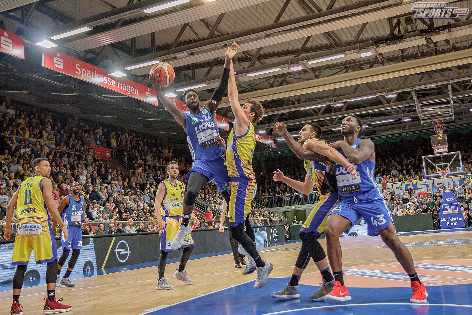 ProA Basketball: Phoenix Hagen vs PS Karlsruhe Lions 87:94 04.11.2018