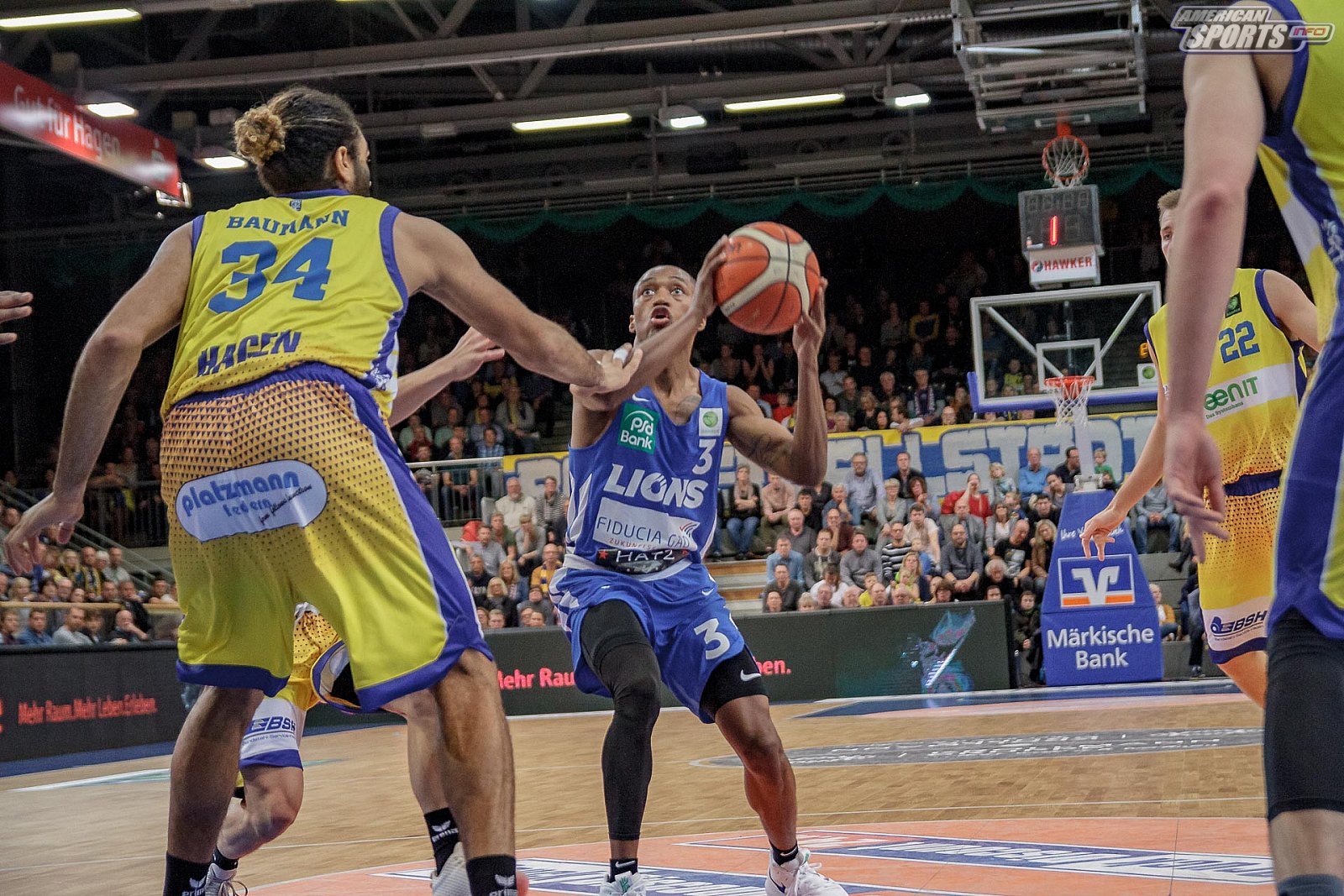 ProA Basketball: Phoenix Hagen vs PS Karlsruhe Lions 87:94 04.11.2018