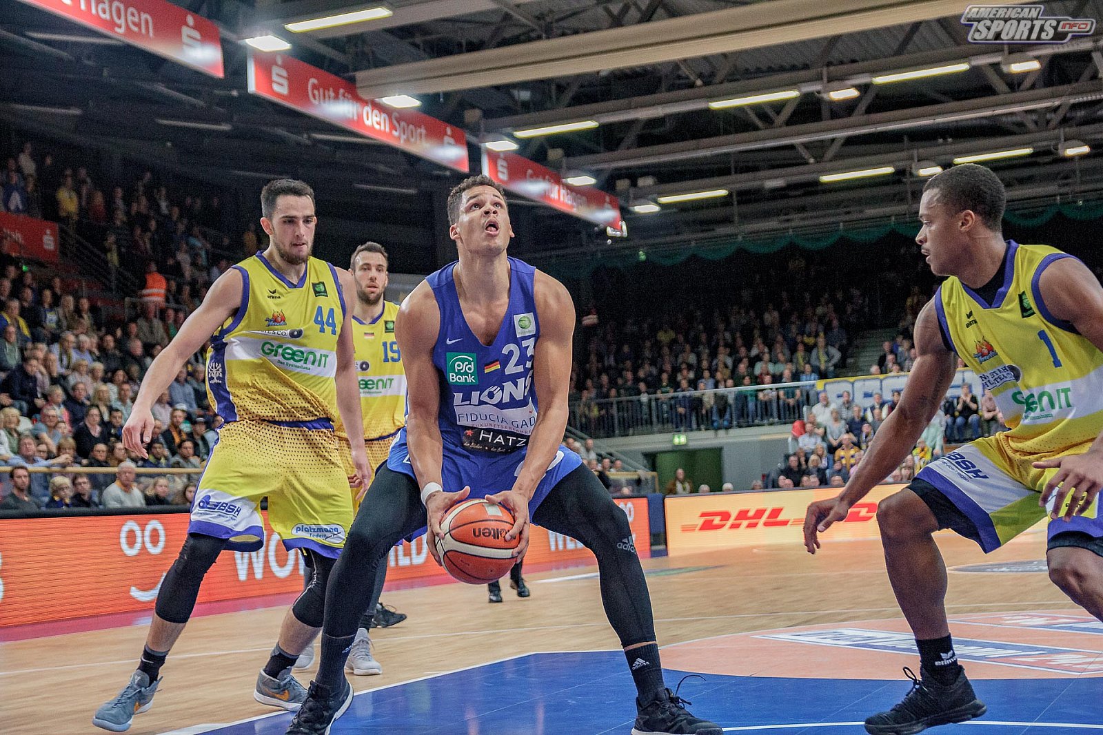 ProA Basketball: Phoenix Hagen vs PS Karlsruhe Lions 87:94 04.11.2018