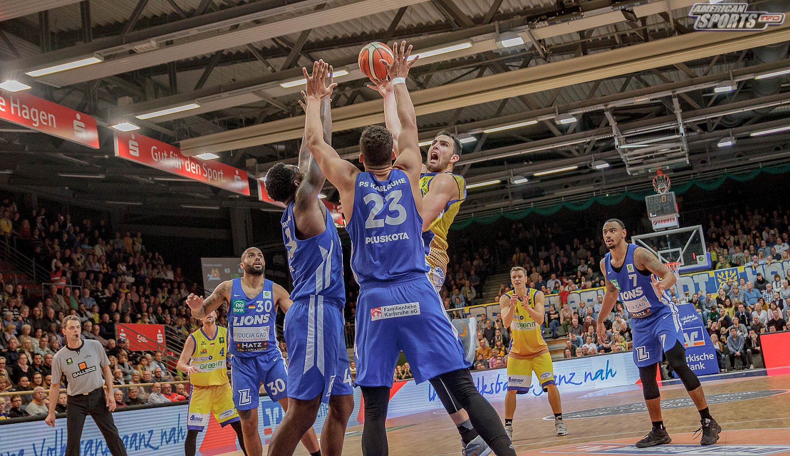 ProA Basketball: Phoenix Hagen vs PS Karlsruhe Lions 87:94 04.11.2018