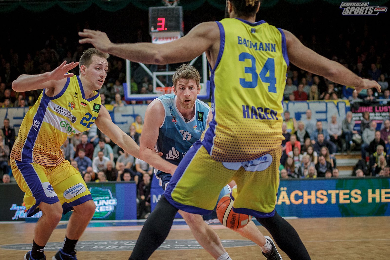 ProA Basketball: Phoenix Hagen vs Uni Baskets Paderborn 83:82 08.12.2018