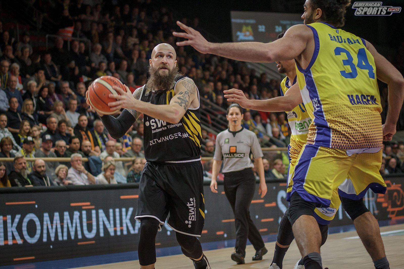 ProA Basketball: Phoenix Hagen vs Tigers Tübingen 89:101 02.02.2019