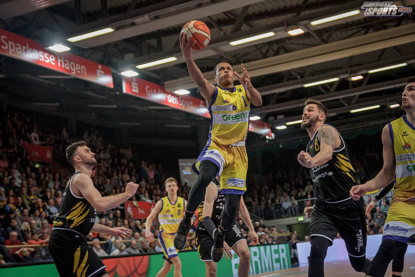 ProA Basketball: Phoenix Hagen vs Tigers Tübingen 89:101 02.02.2019